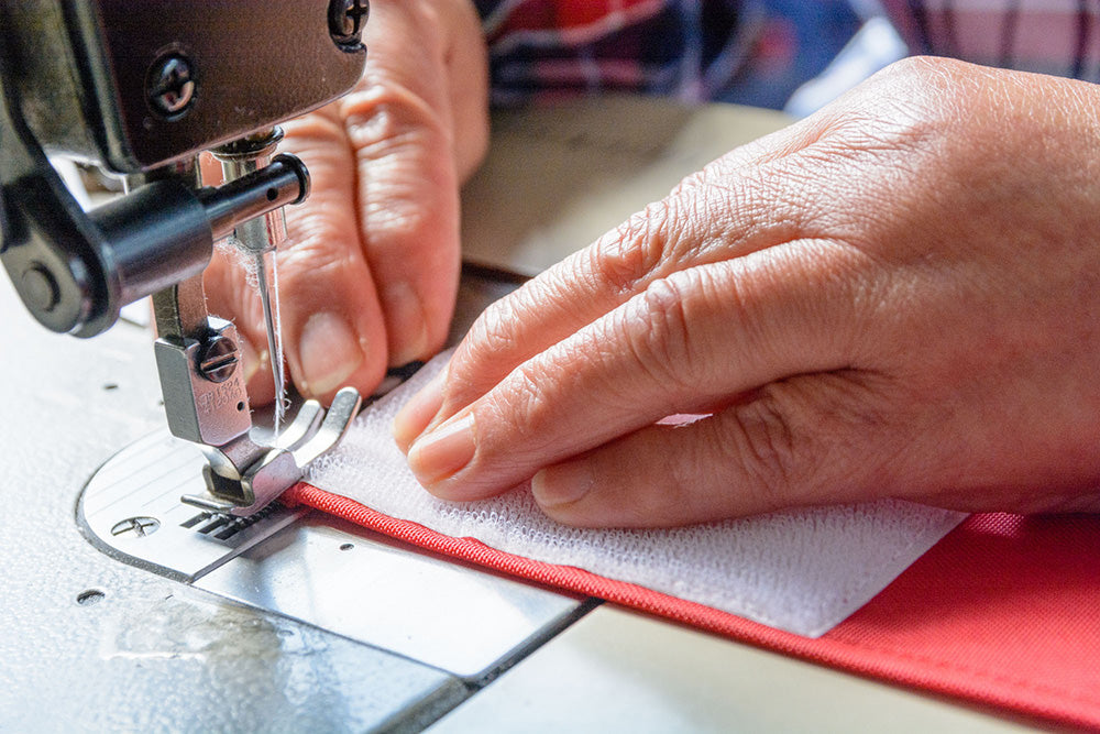 撮影許可】Y20ブルー（青）：ワンタッチ腕章 [N118-B] [本体：ナイロン