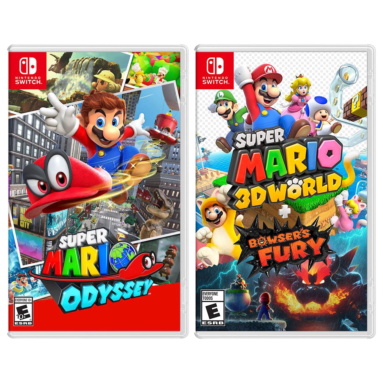 Super Mario Odyssey and Super Mario 3D World Bundle Nintendo