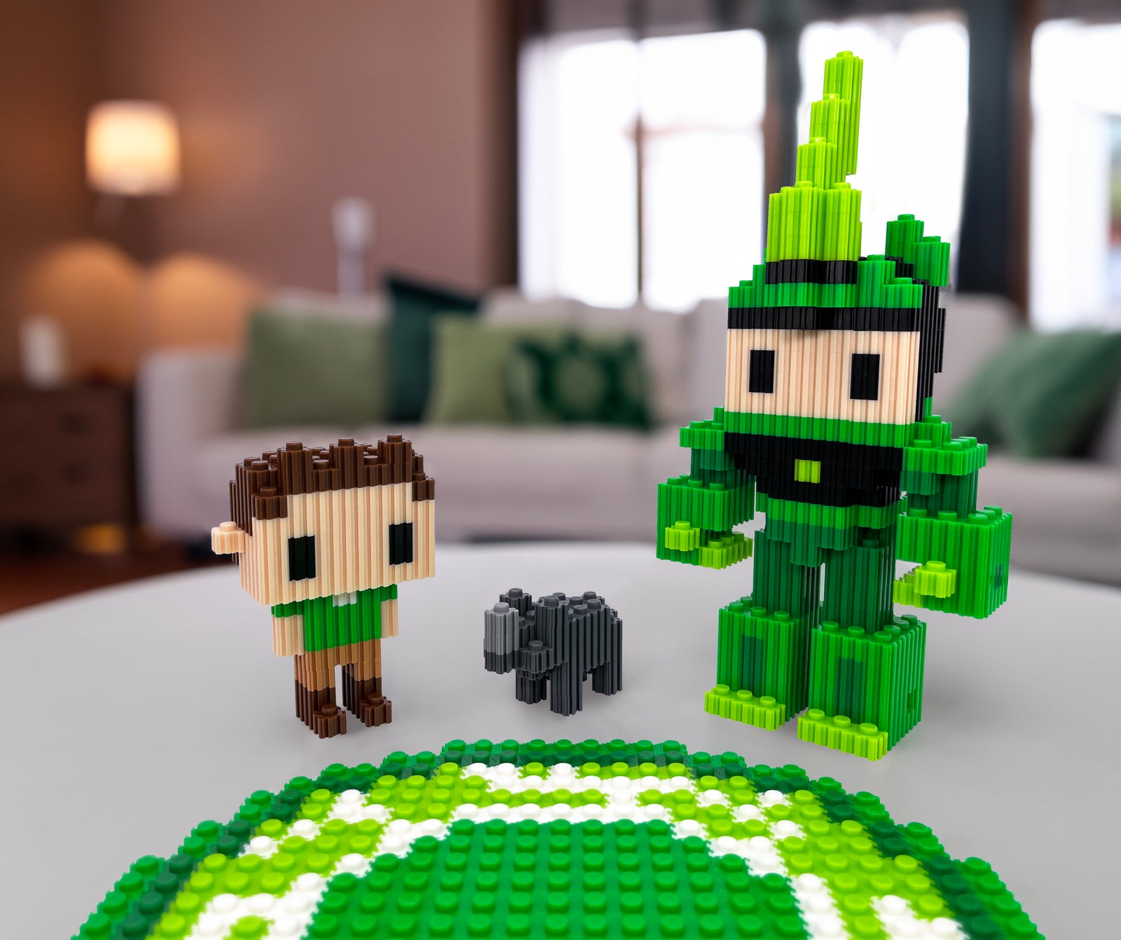 Assemble Chris's Rhino Creature Power with Pix Brix