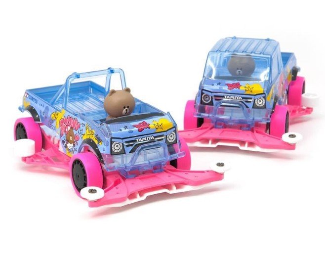 TAMIYA 92443 Mini 4WD Brown Racer (Line friend)(FM-A) - Project-M