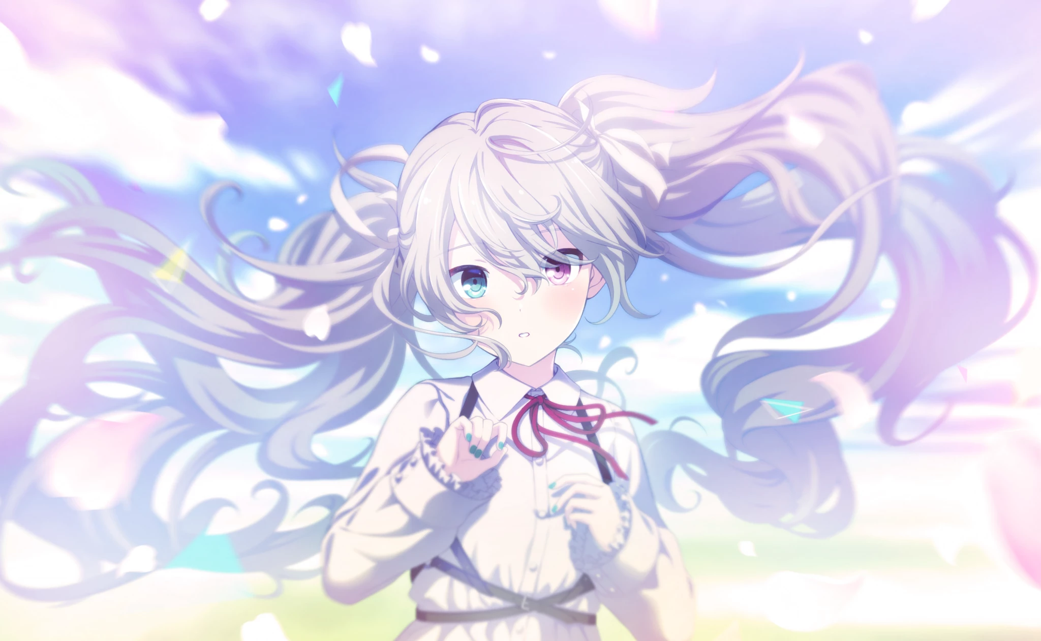 風に舞う花びらの中で] 初音ミク 情報 | プロセカギャラリー