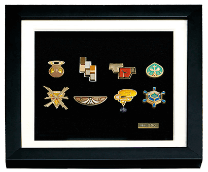 ポケモンXYのジムバッジがグッズ化。半立体仕様のコンプリートセットは