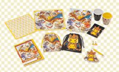 メガリザードンYのポンチョ姿のピカチュウのグッズが発売予定