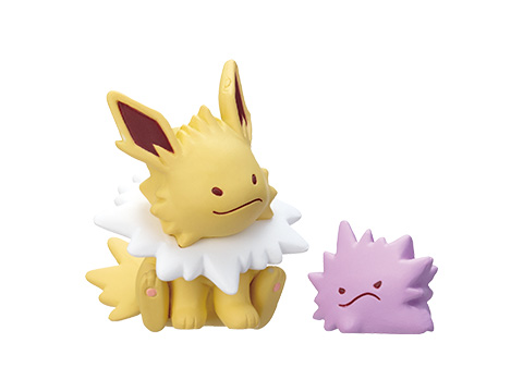 メタモンがイーブイたちに「へんしん」したカプセルトイが、ポケモン