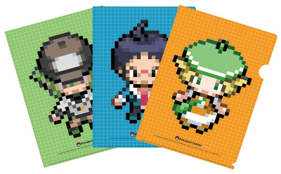 チェレン、N、ベルのゲームドット A4クリアファイルセット、マグカップ