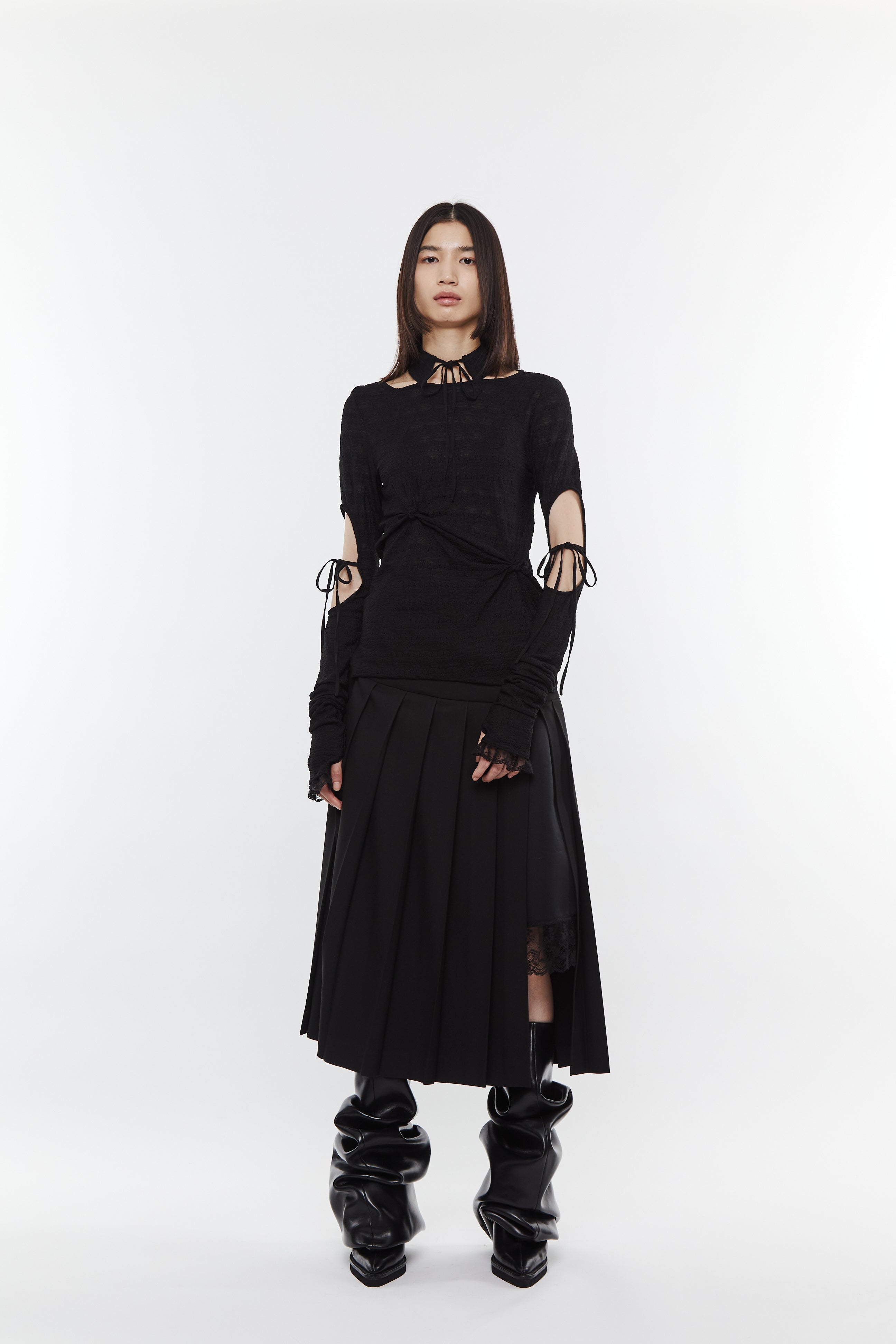 美品 gypsohila ジプソフィア クロワッサンビスチェ 黒 36 2025年最新