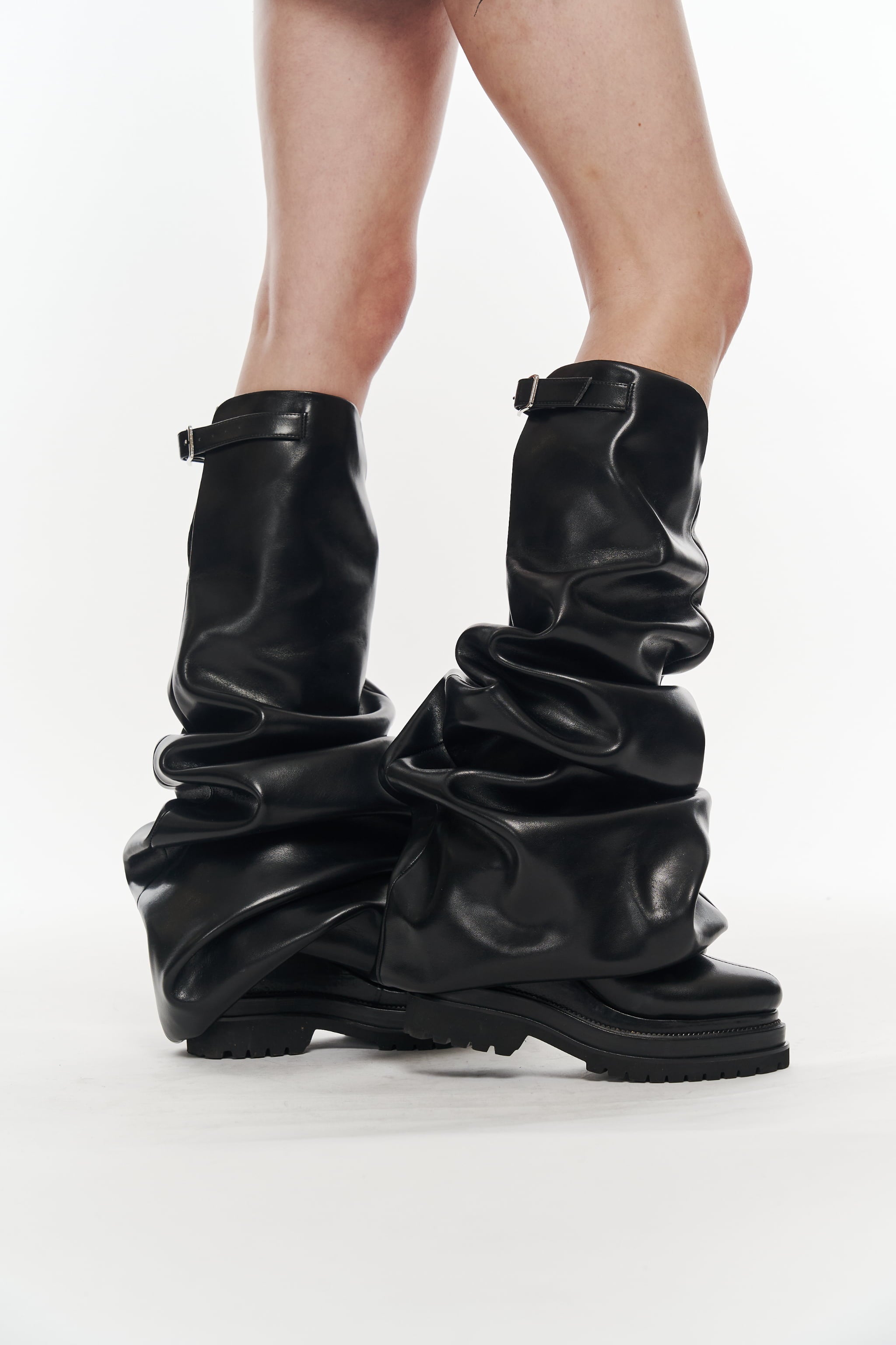 Melted Wedge Boots – POOLDE