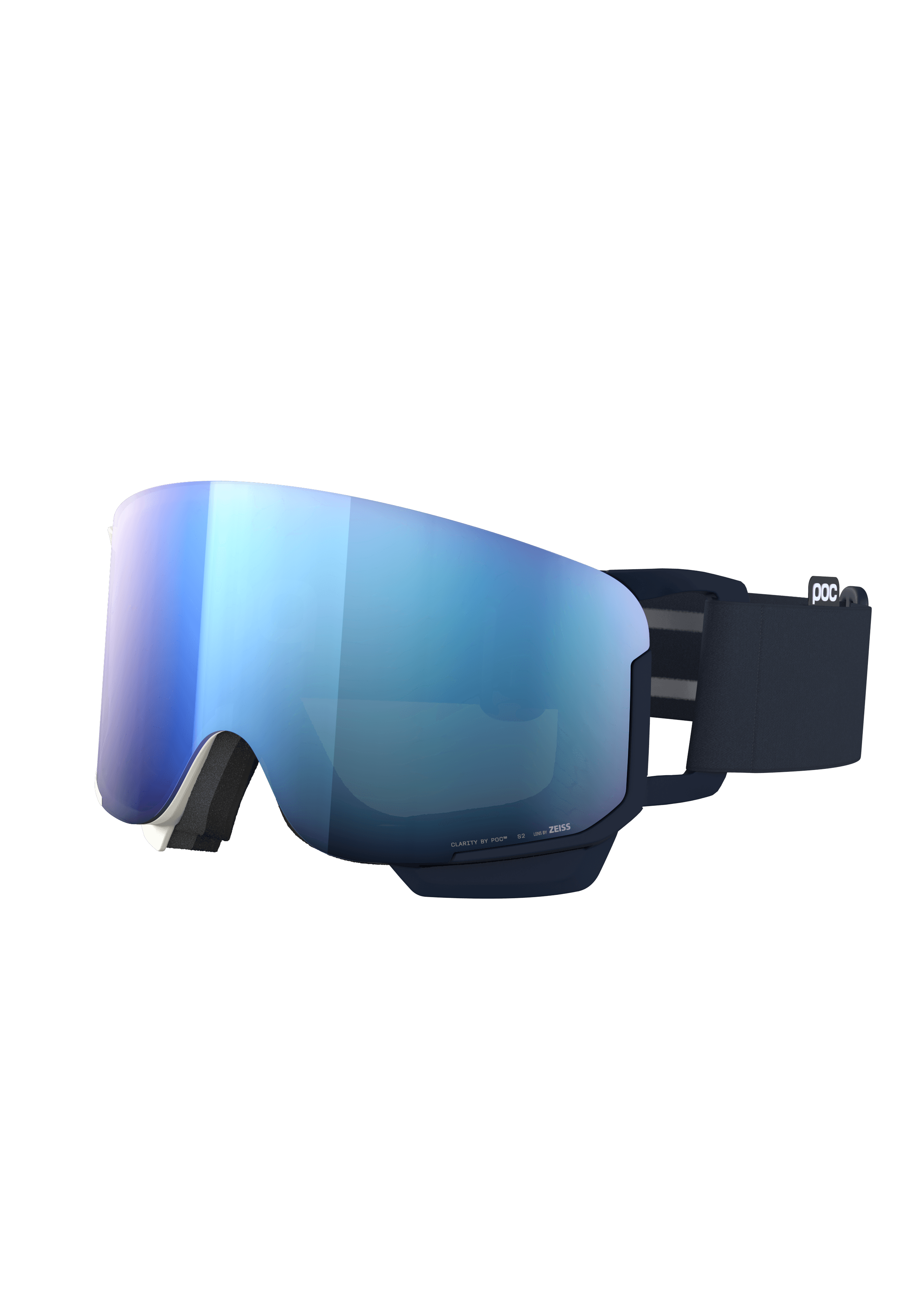 Nexal Mid Ski Goggles in Uranium Black | Ski Eyewear | POC (US)