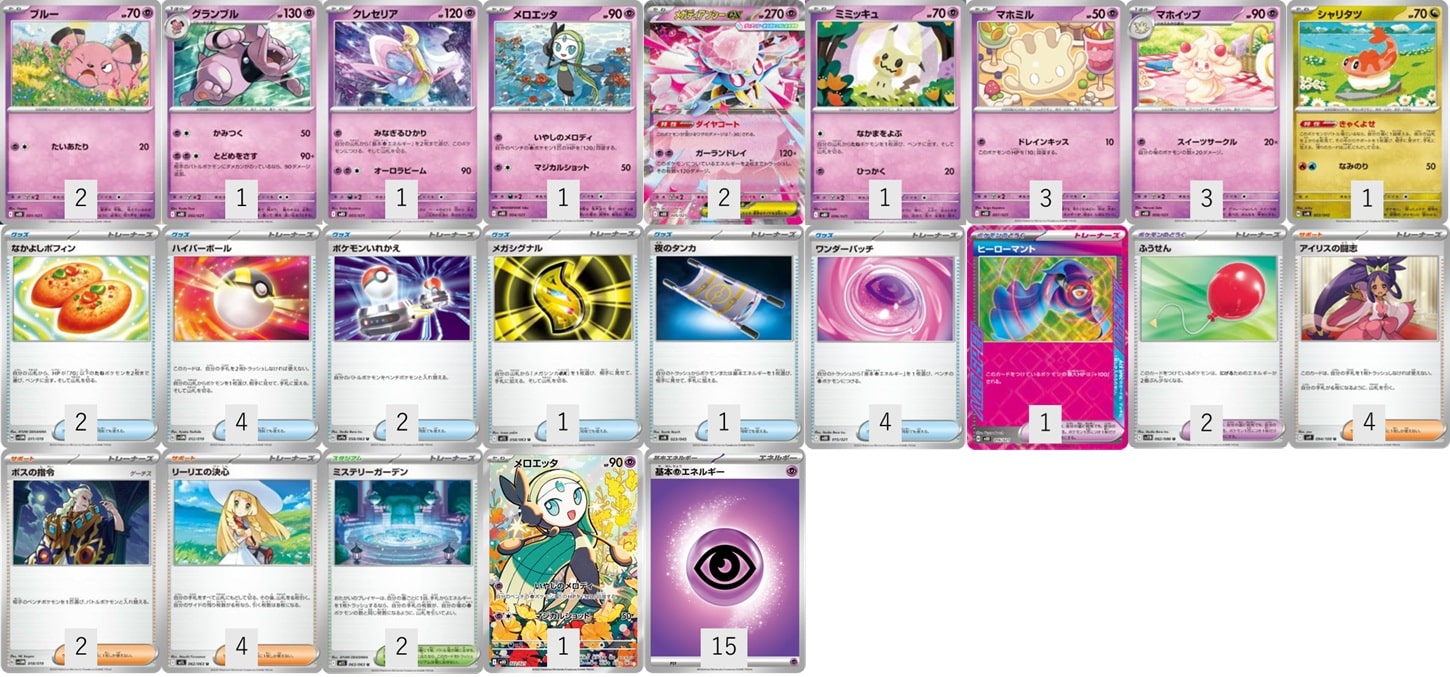 スターターセットMEGA メガゲンガーex/メガディアンシーex」注目カード