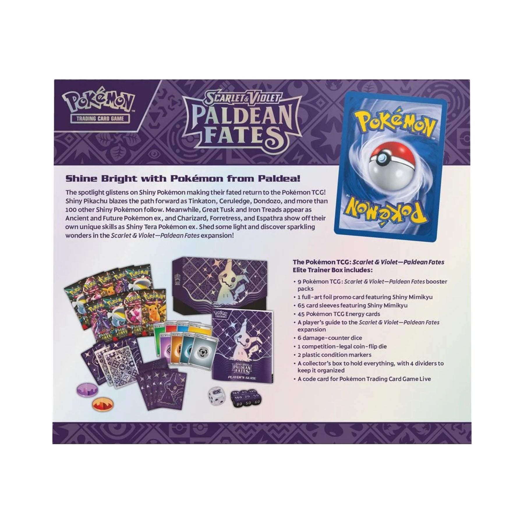 Pokemon | Paldean Fates Elite Trainer Box | Pokemon TCG
