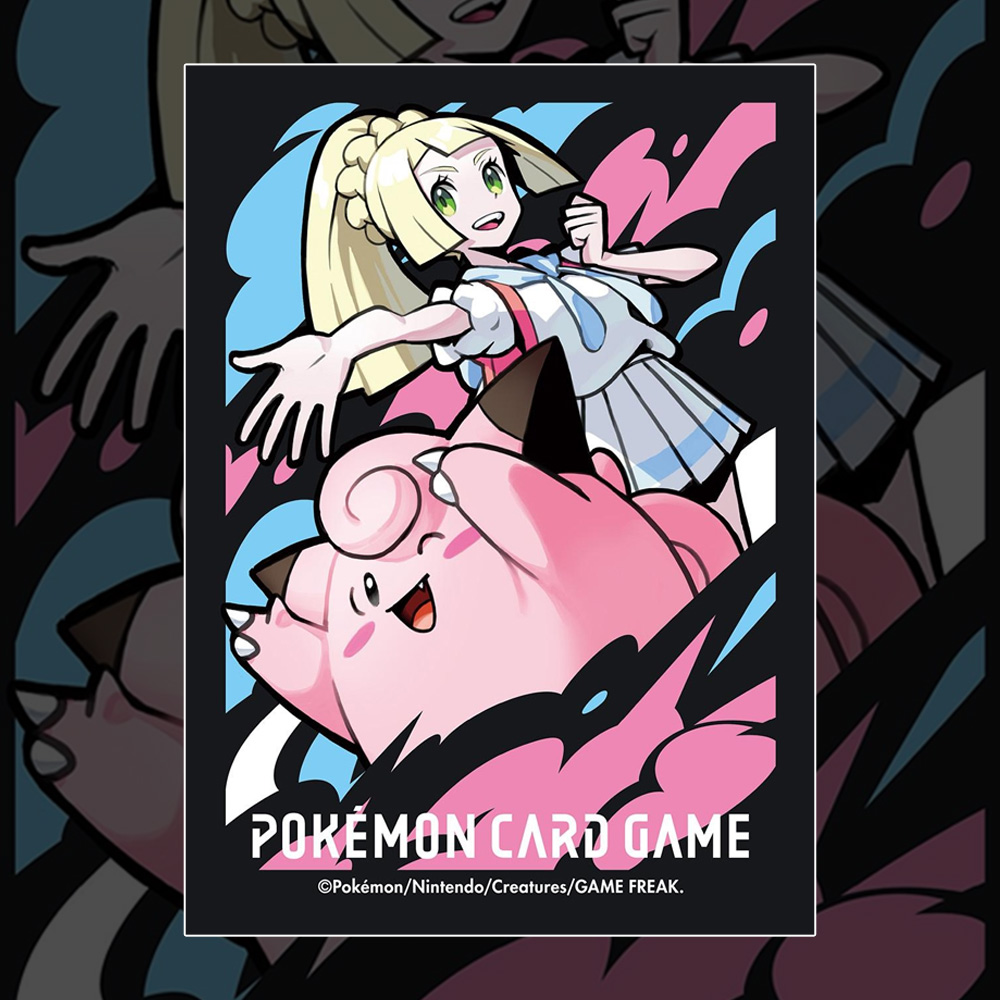 デッキシールド リーリエ＆ピッピ【ピンク】｜ポケサプ：ポケモン