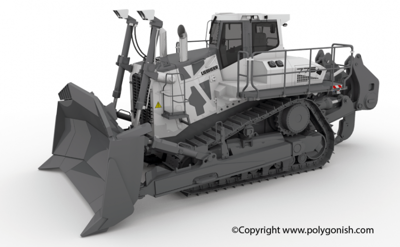 Liebherr PR 776 Crawler Tractor - Polygonish