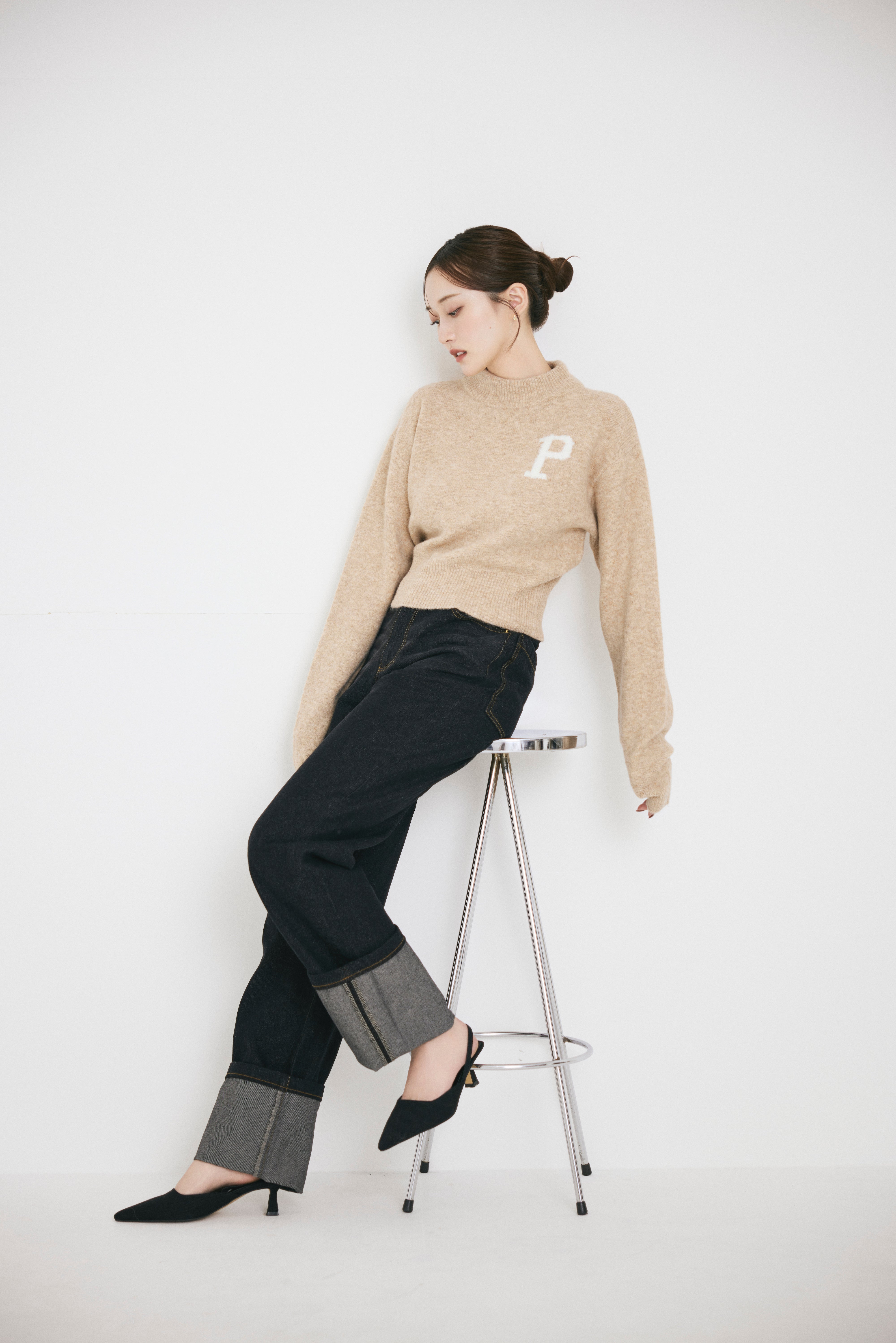 モックネックロゴニット – poláura OFFICIAL ONLINE STORE