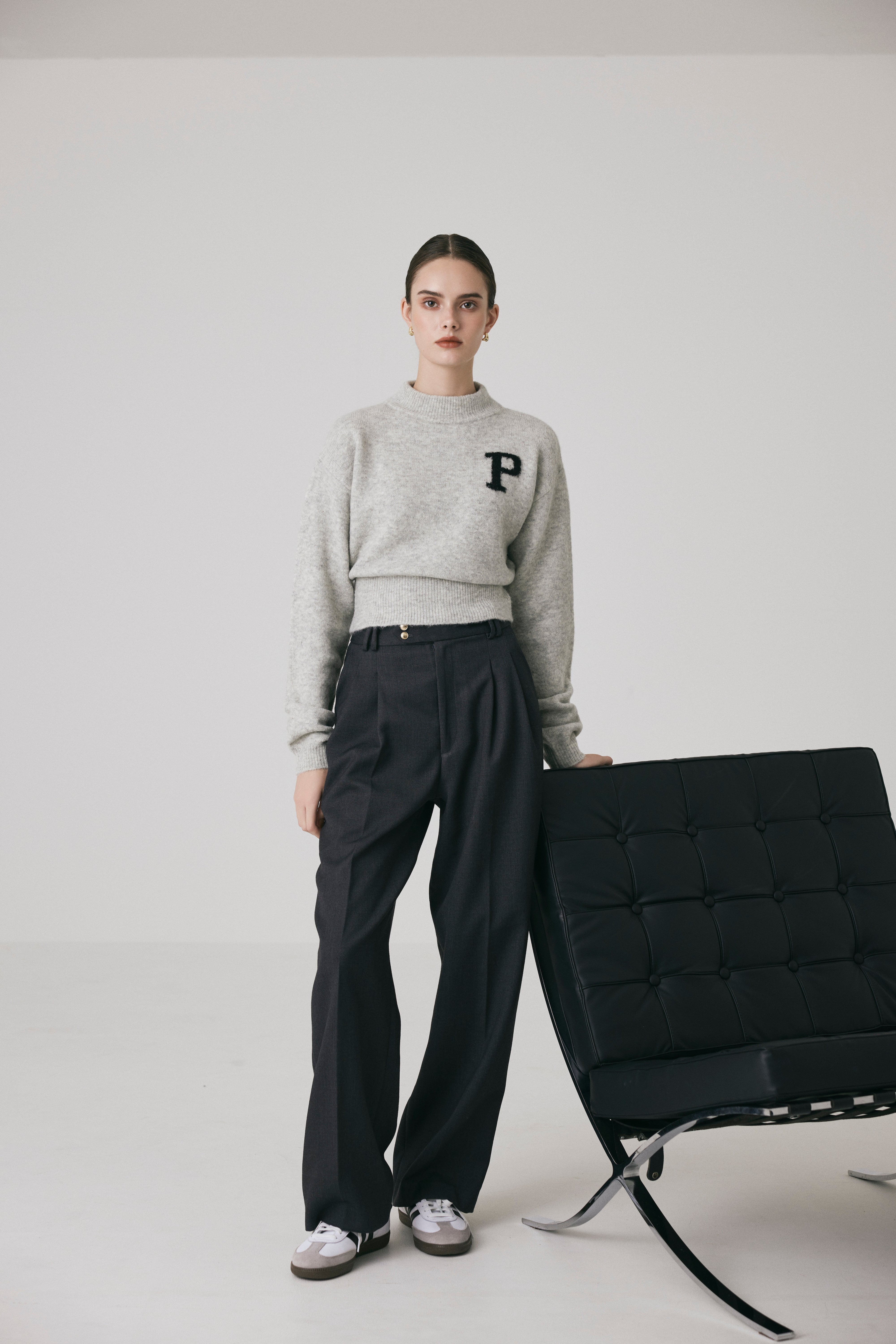 モックネックロゴニット – poláura OFFICIAL ONLINE STORE