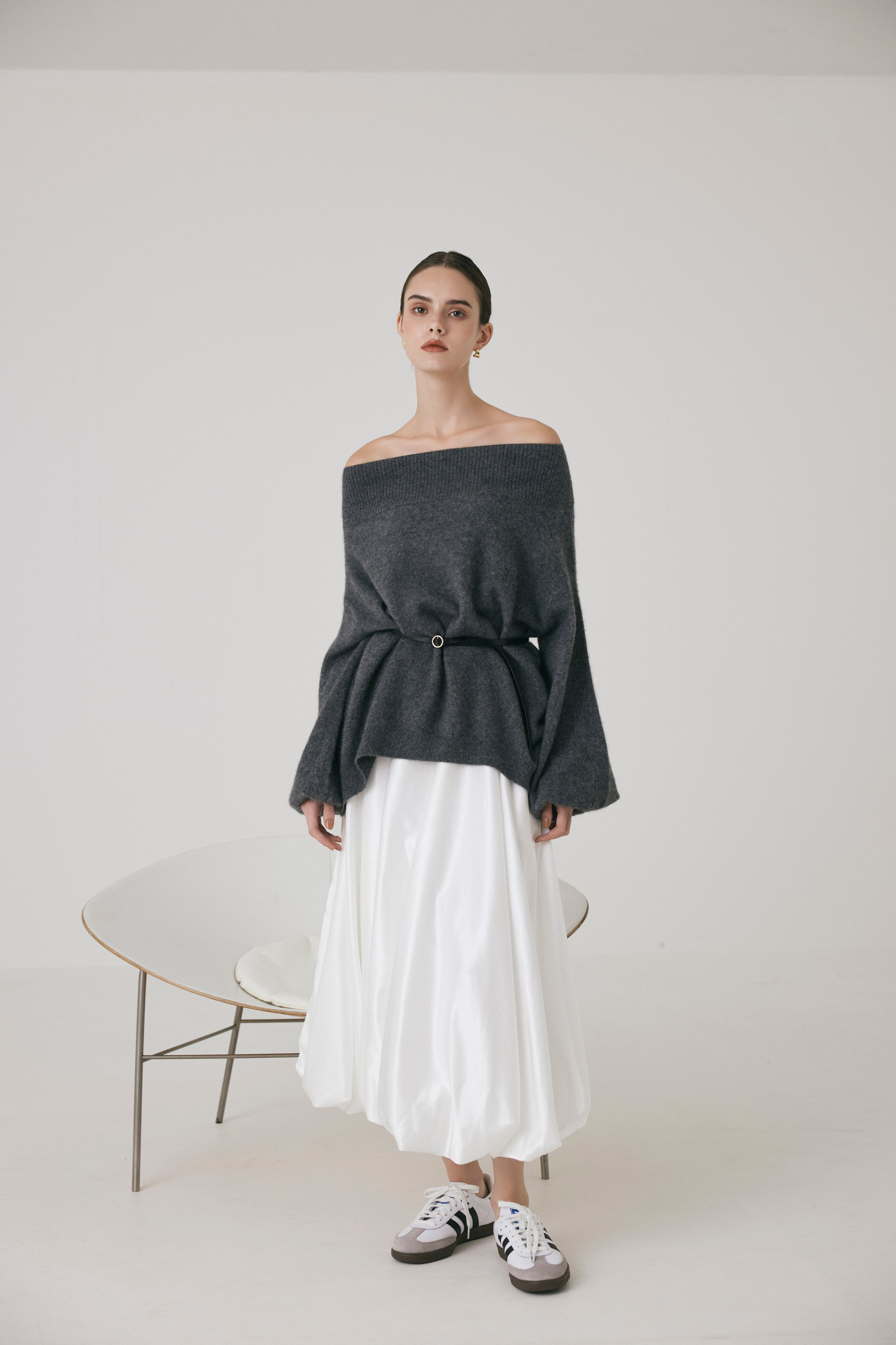 ベルトセットオフショルラクーンニット – poláura OFFICIAL ONLINE STORE