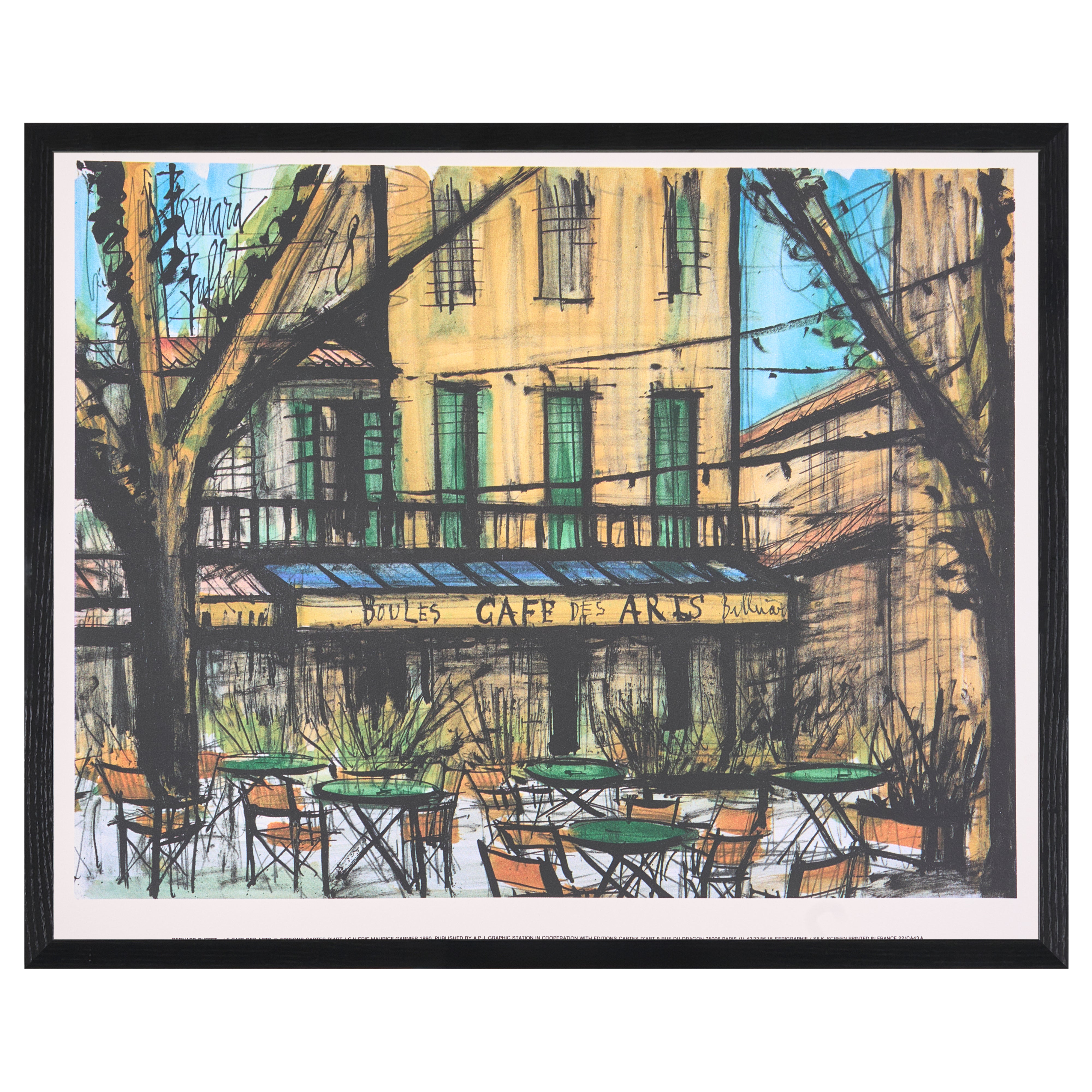 限定30枚】Le Café des Arts 1979 - Printed in 1990 / ベルナール