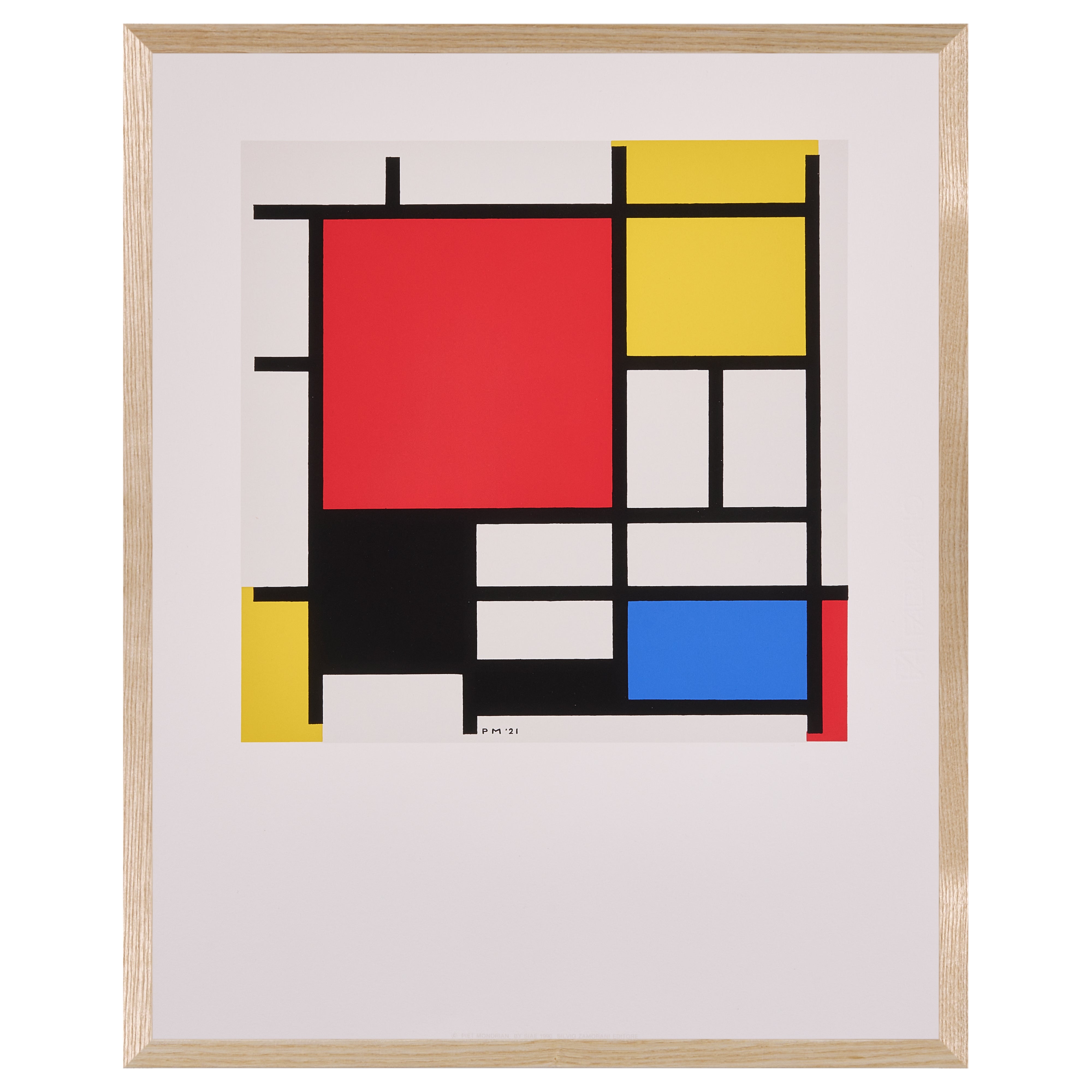 限定30枚】Composition with Red, Yellow, Blue and Black 1921