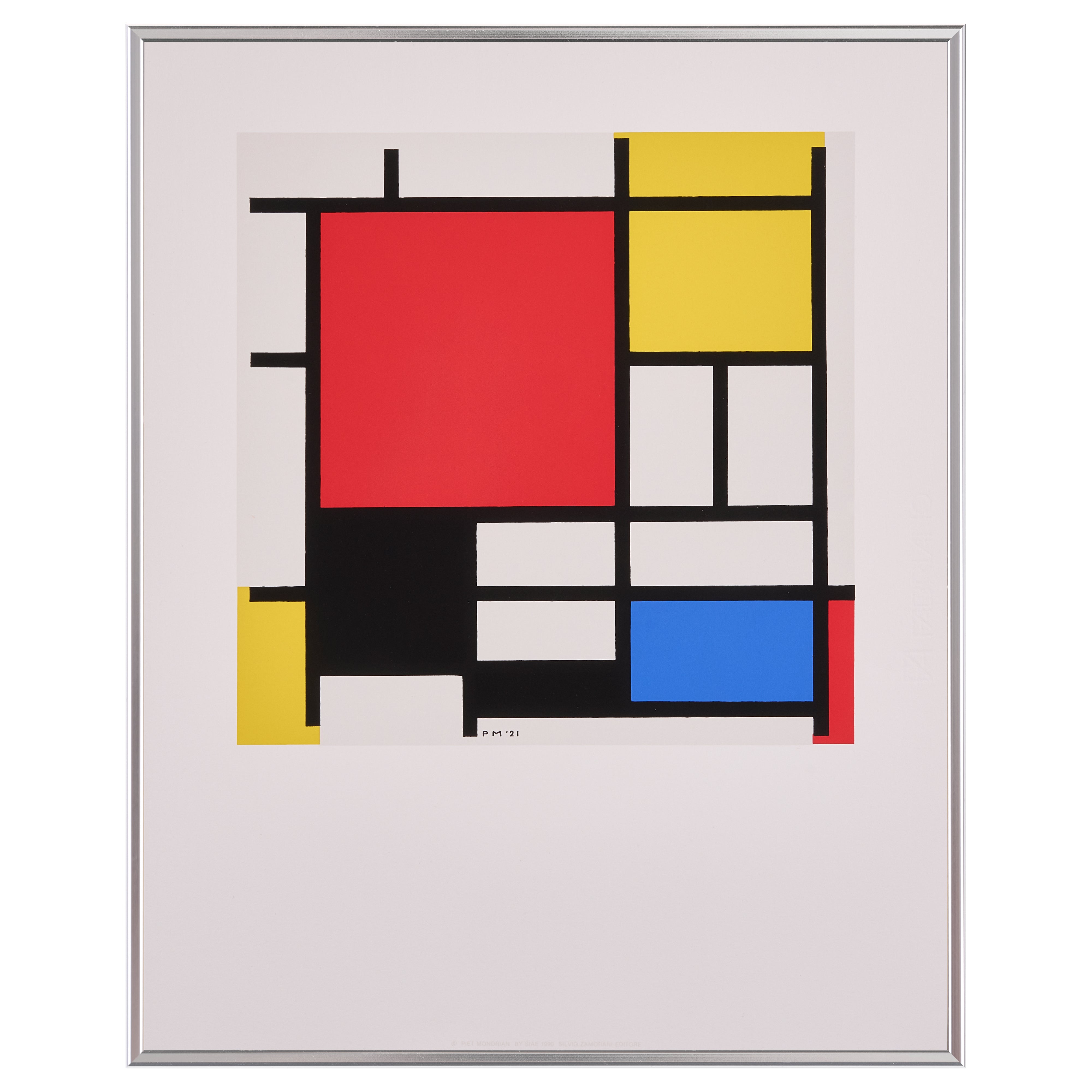 限定30枚】Composition with Red, Yellow, Blue and Black 1921