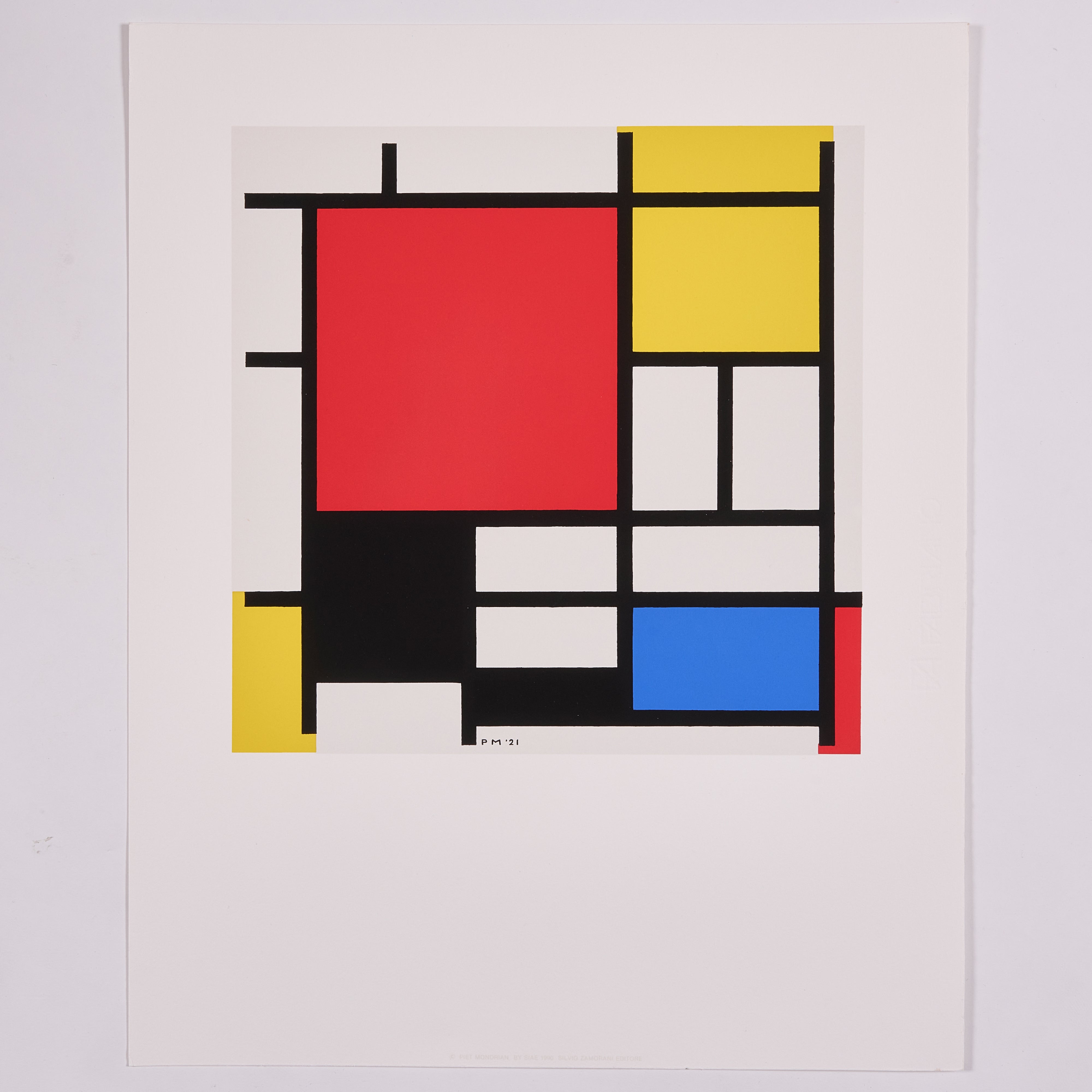 限定30枚】Composition with Red, Yellow, Blue and Black 1921