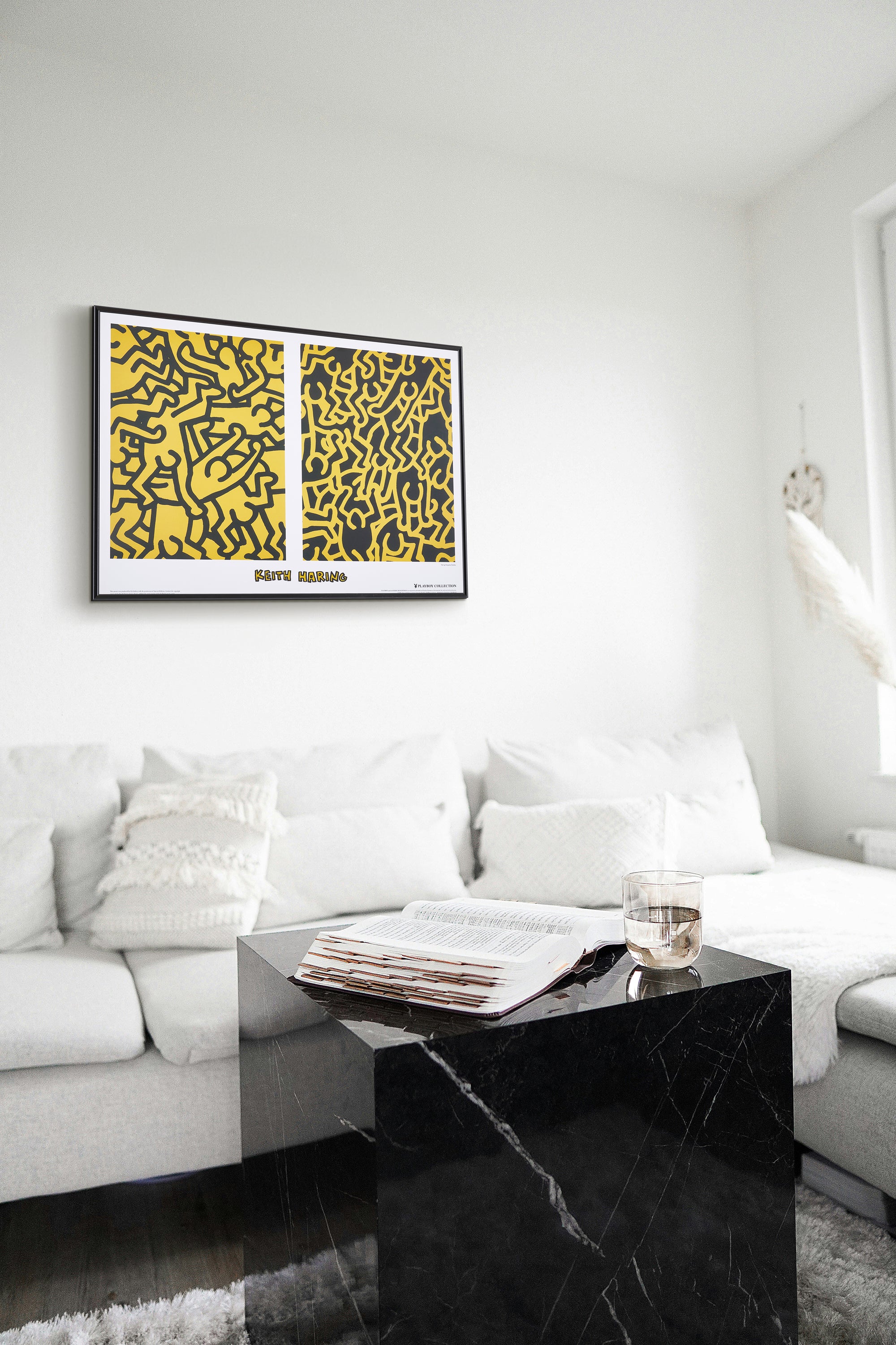 限定30枚】Haring Hang-Ups Doubles 1986 - Za Gallery 1999 / キース