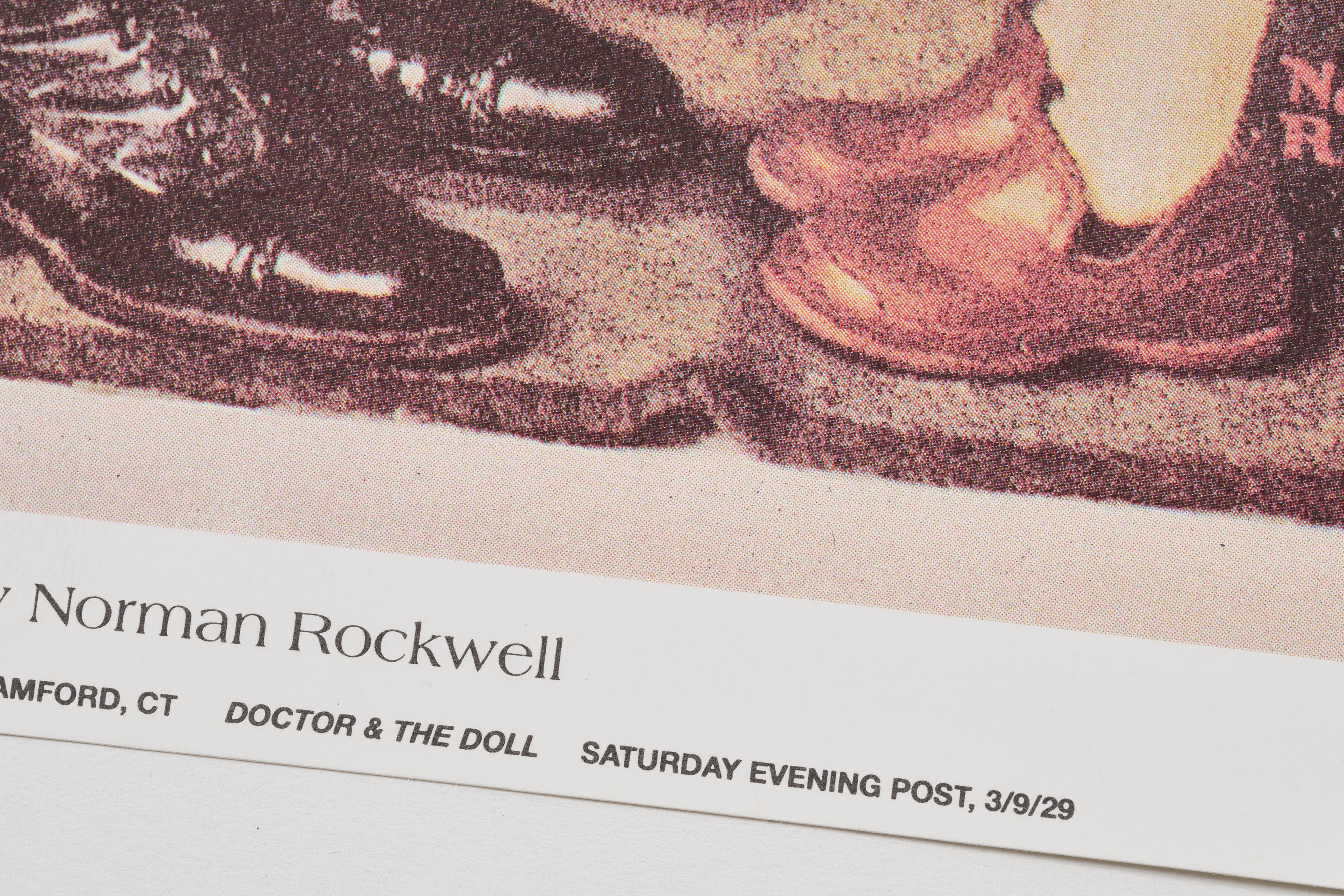 限定10枚】Doctor and the Doll 1929 - CURTIS PUBLISHING 1992