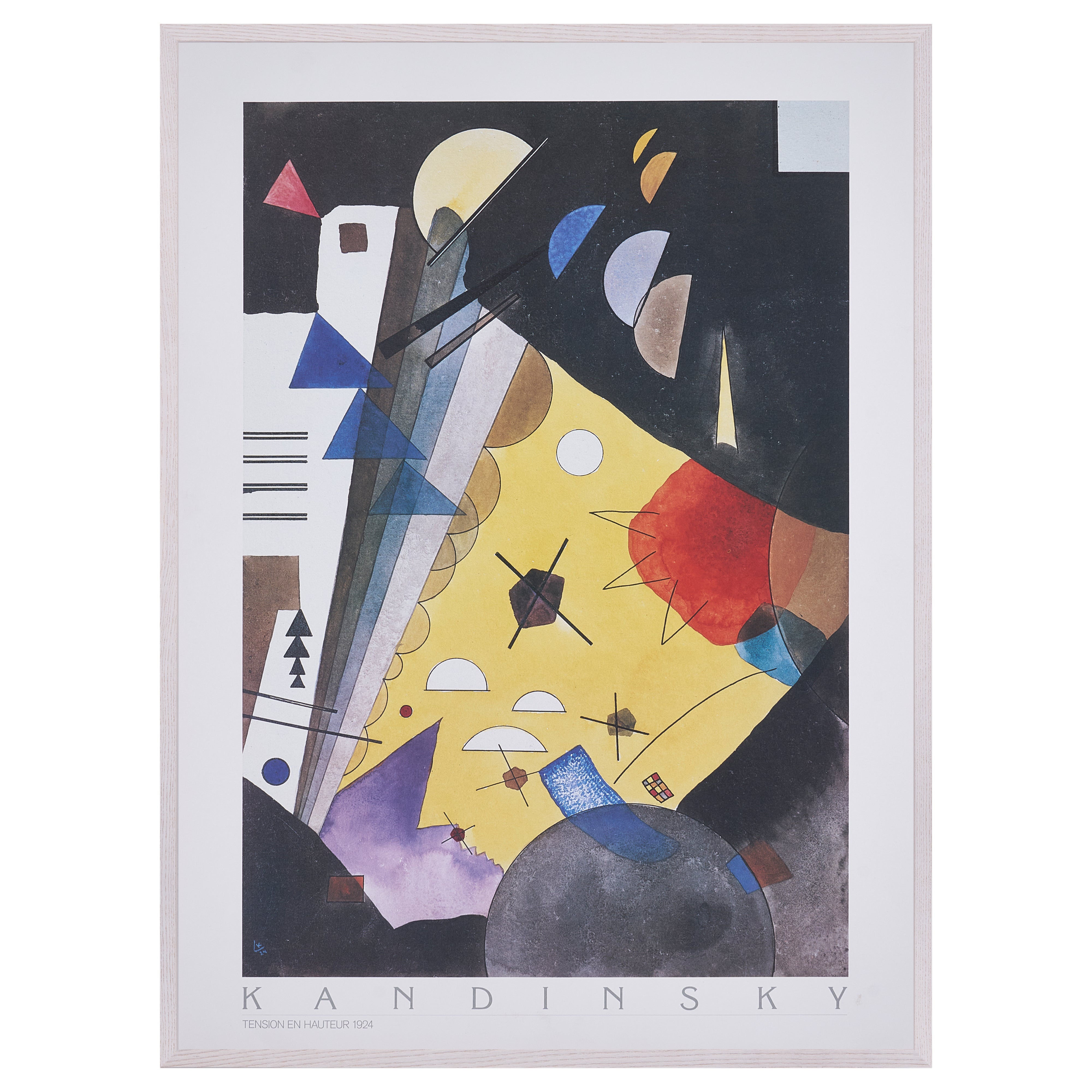 カンディンスキー、水彩 No,48、希少な画集より、状態良好