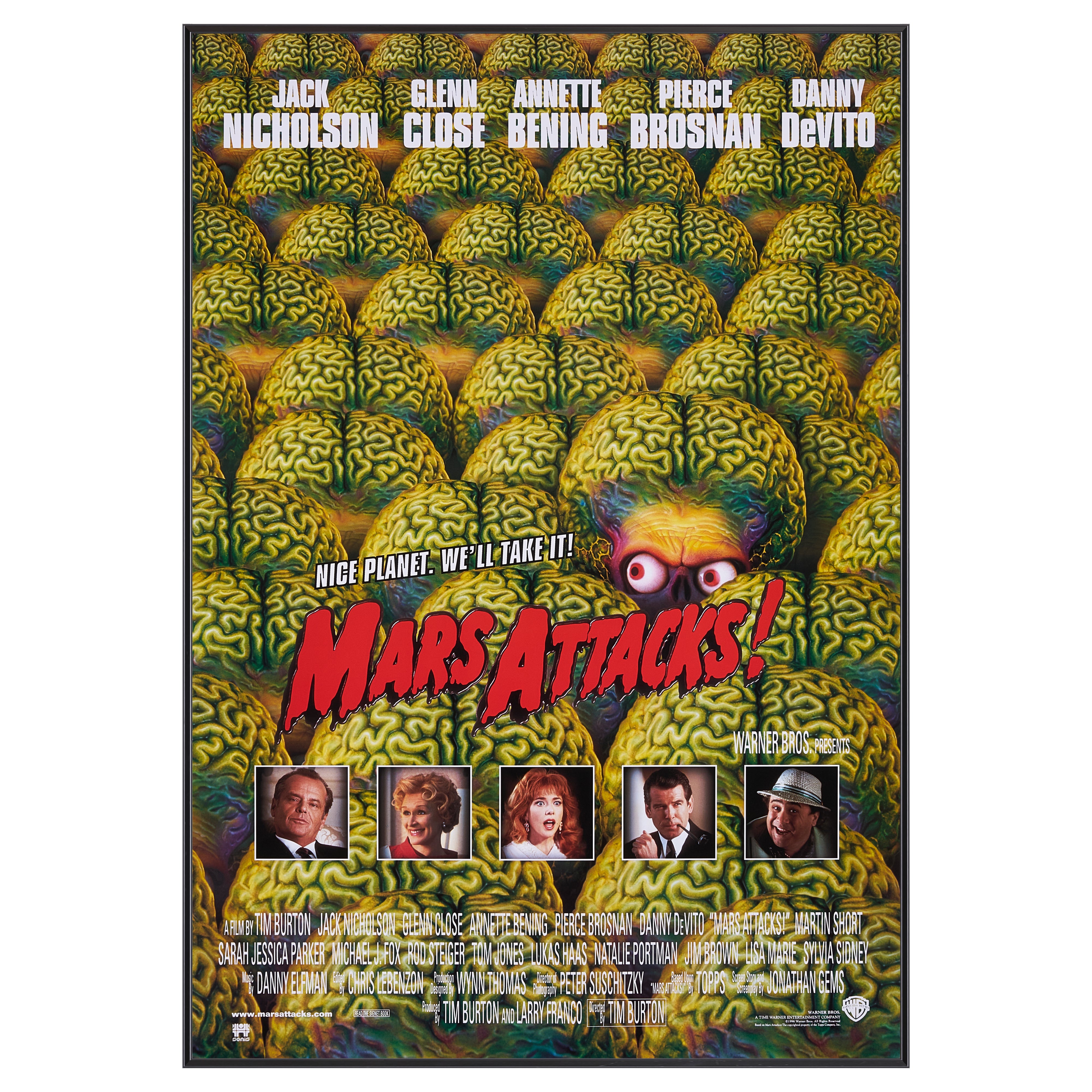 限定3枚】MARS ATTACKS!（マーズ・アタック！） 1996 / 映画ポスター