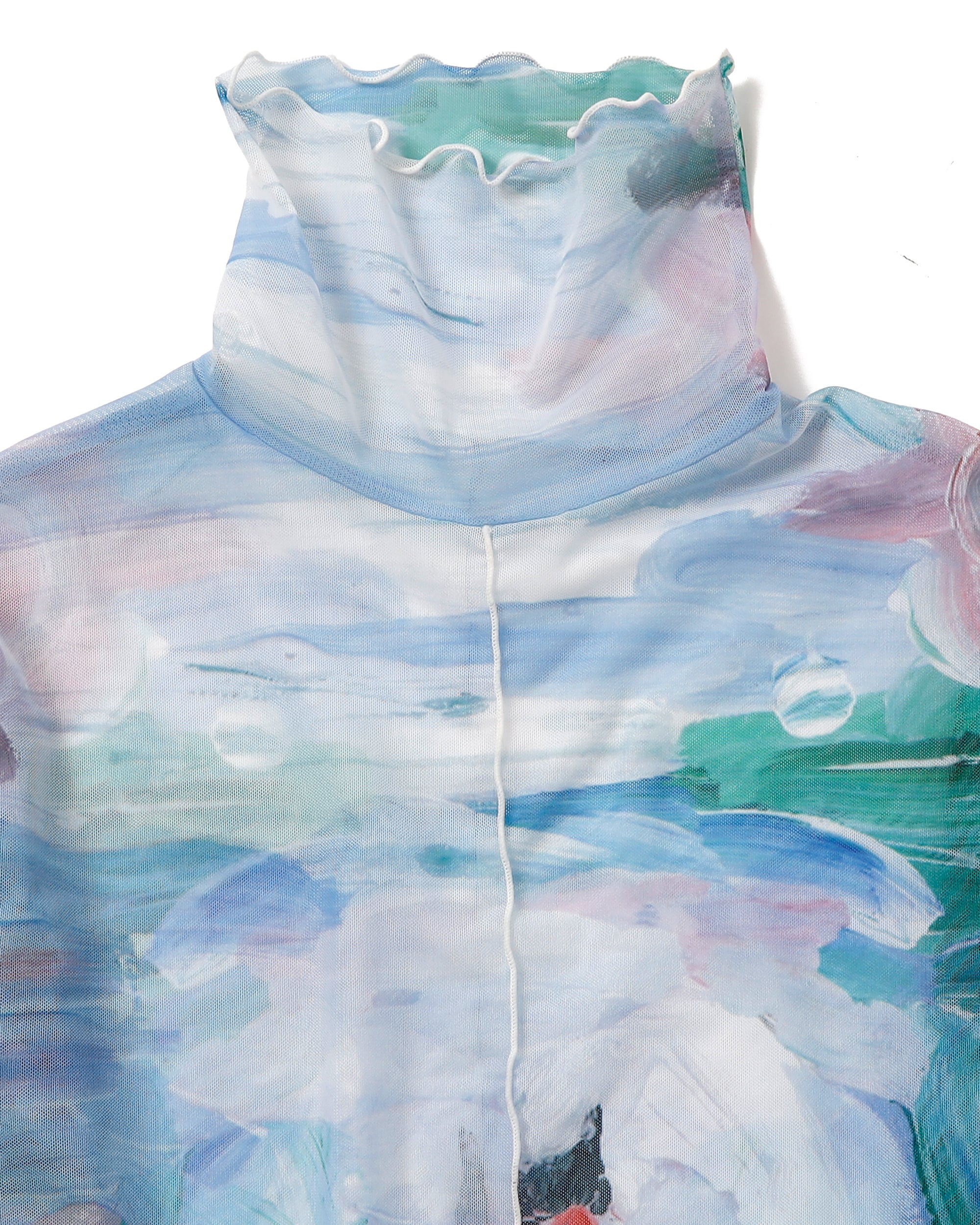 Swan see-through tops (High / Crew neck)