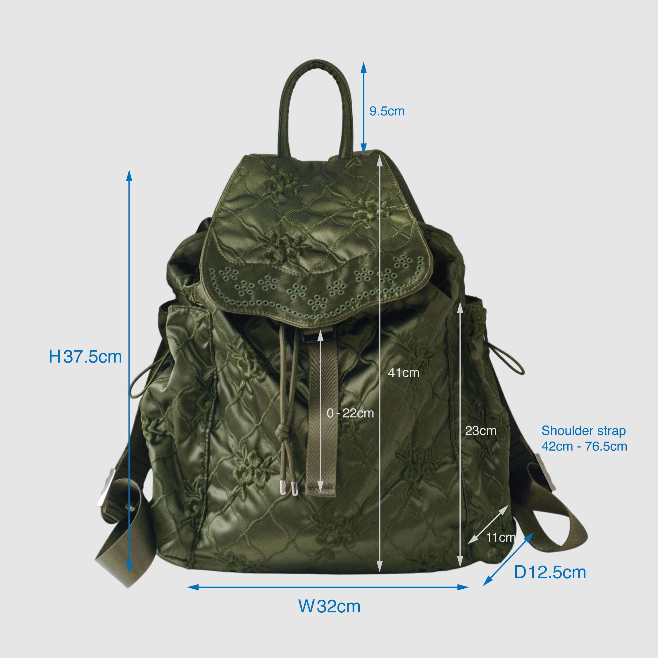 pointe backpack (khaki)