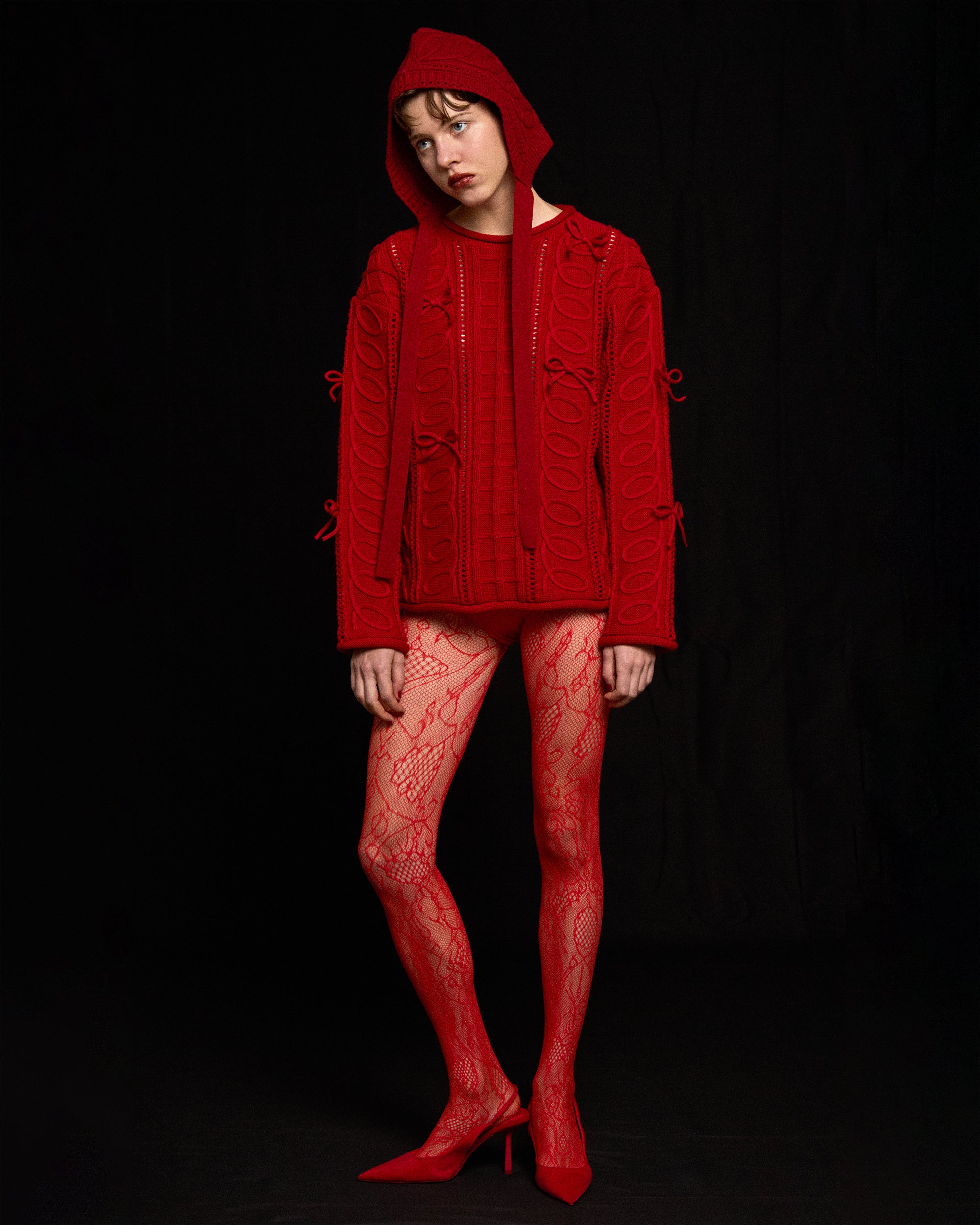 Kurukuru ribbon Knit