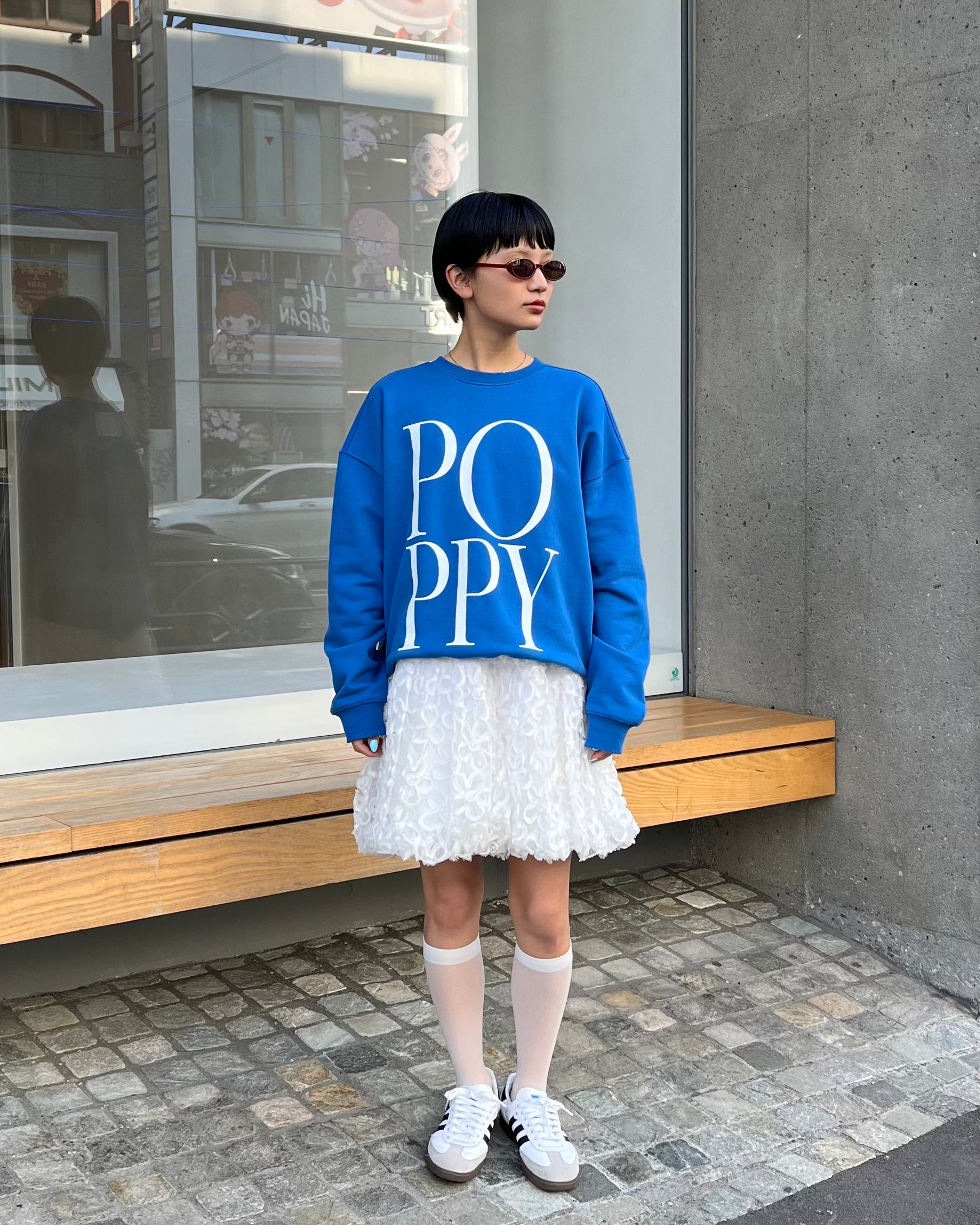 Flower tulle balloon tunic