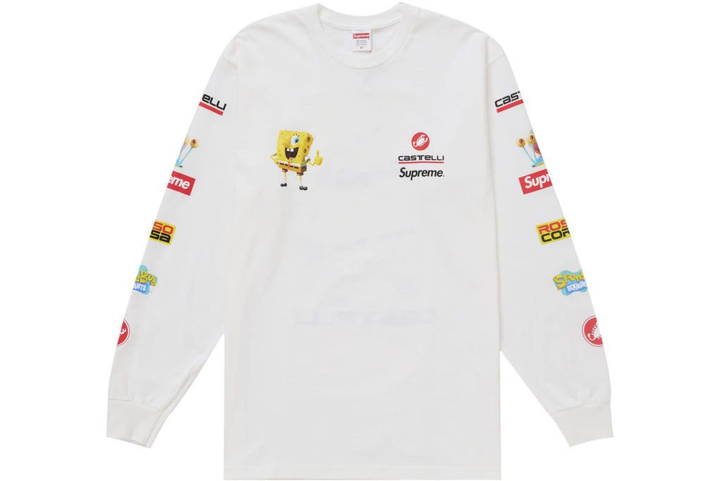 Supreme SpongeBob/Castelli Racing L/S Tee (XL) – POP SHOP & GALLERY