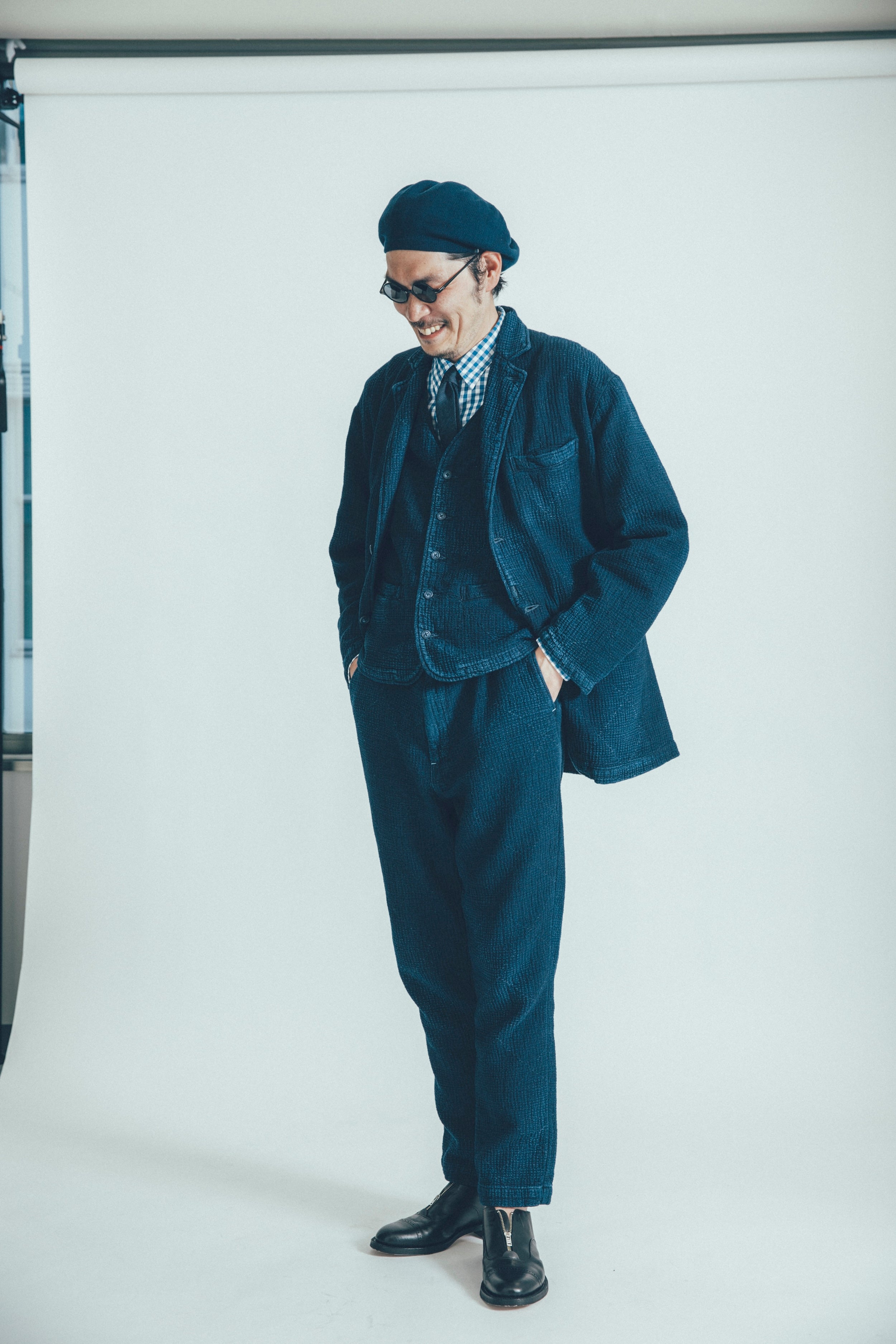 NEW SASHIKO LIGHT 3 PIECE KATSU JACKET WATCH CHAIN ITEM（ニュー