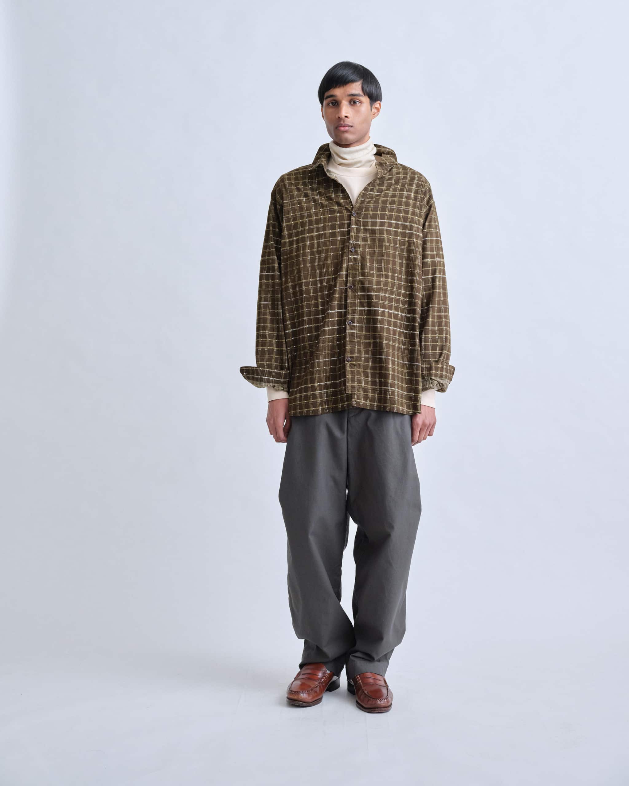 フリーアームシャツ ストレートフィット プラッド – POSTALCO