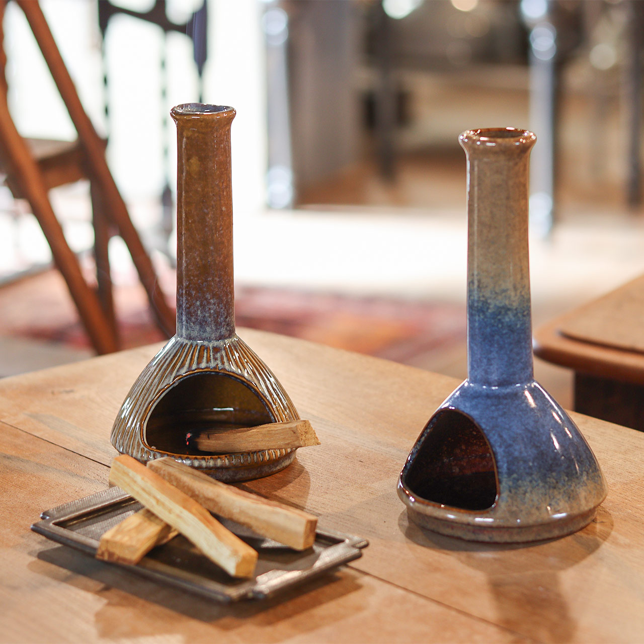 INCENSE STAND CHIMNEY / インセンススタンド チムニー - BLUE