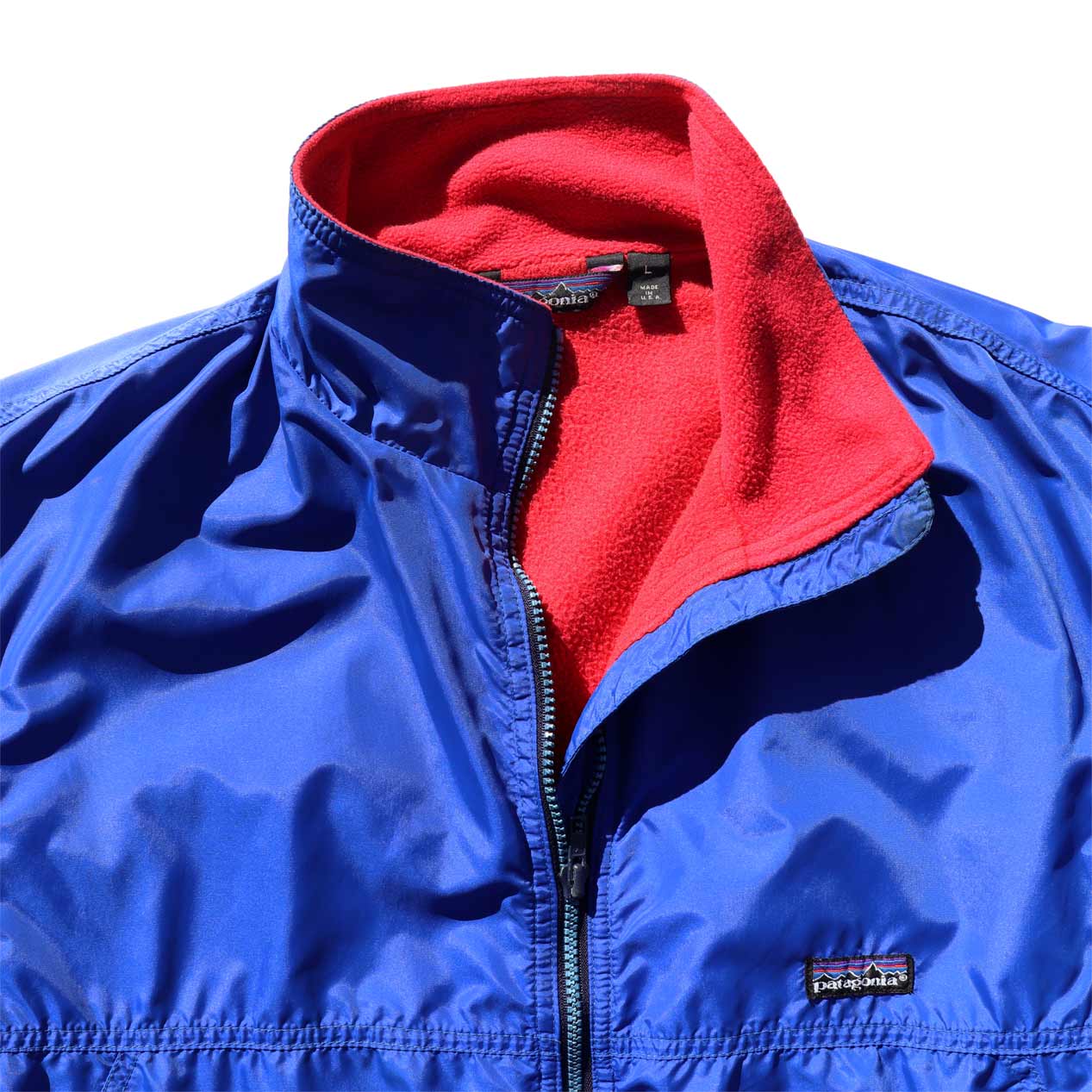 POST JUNK / 80's PATAGONIA USA製 ブルー×レッド シェルドシンチラ