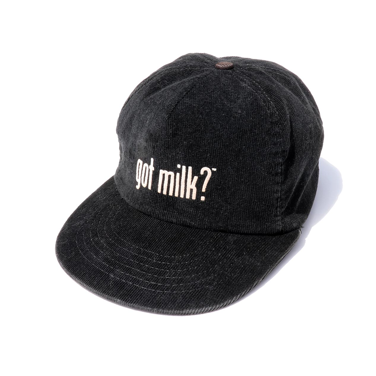 POST JUNK / 80's～ SPARTAN ”GOT MILK?” USA製 ブラック コーデュロイ