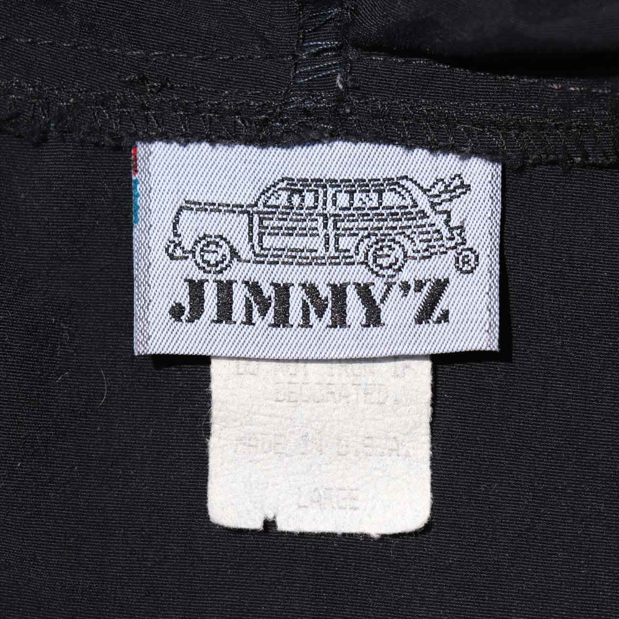 POST JUNK / 80's JIMMY'Z ブラック ナイロン アノラックパーカ [L]