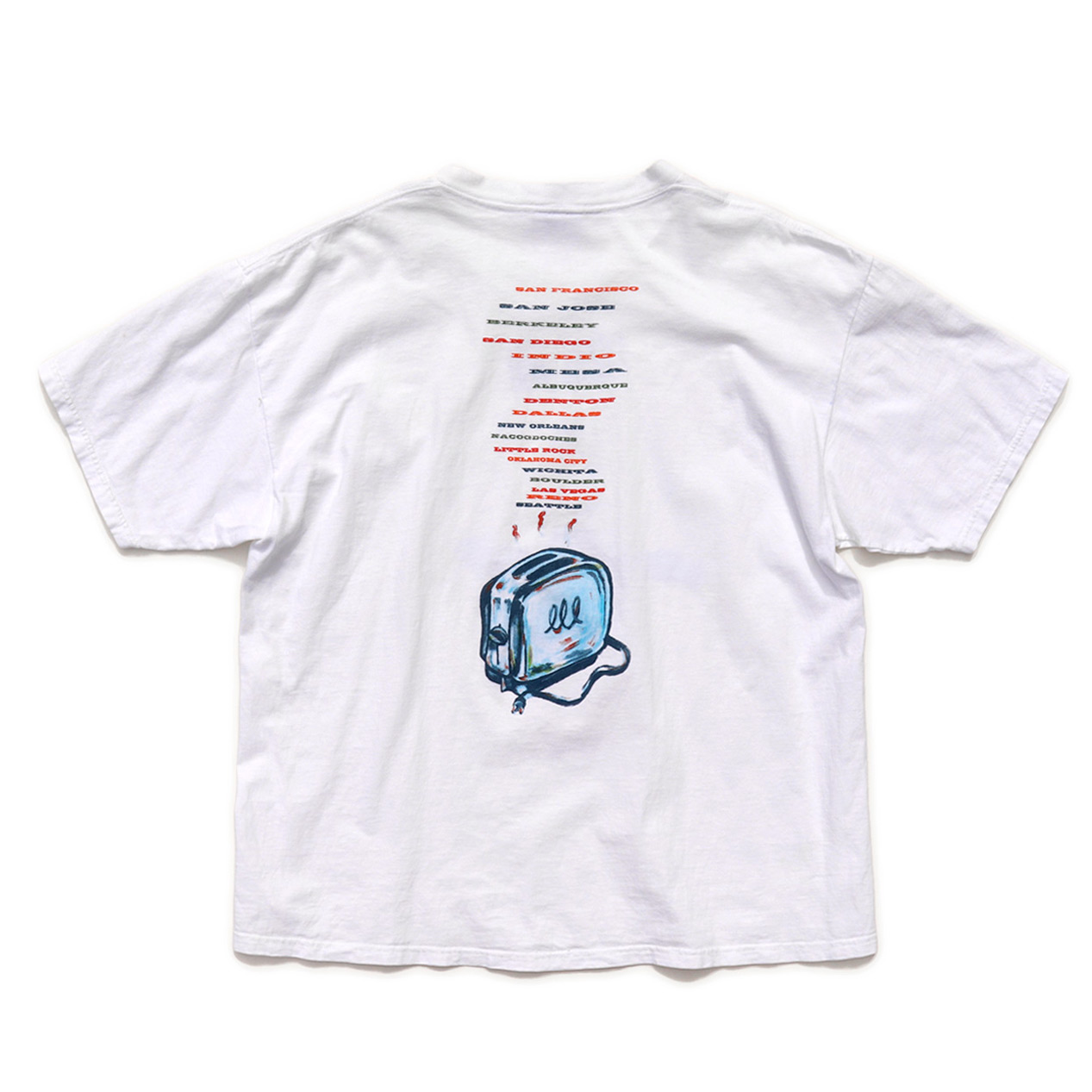 POST JUNK / 90's PEARL JAM ”FREAK TOUR” プリントTシャツ [XL]