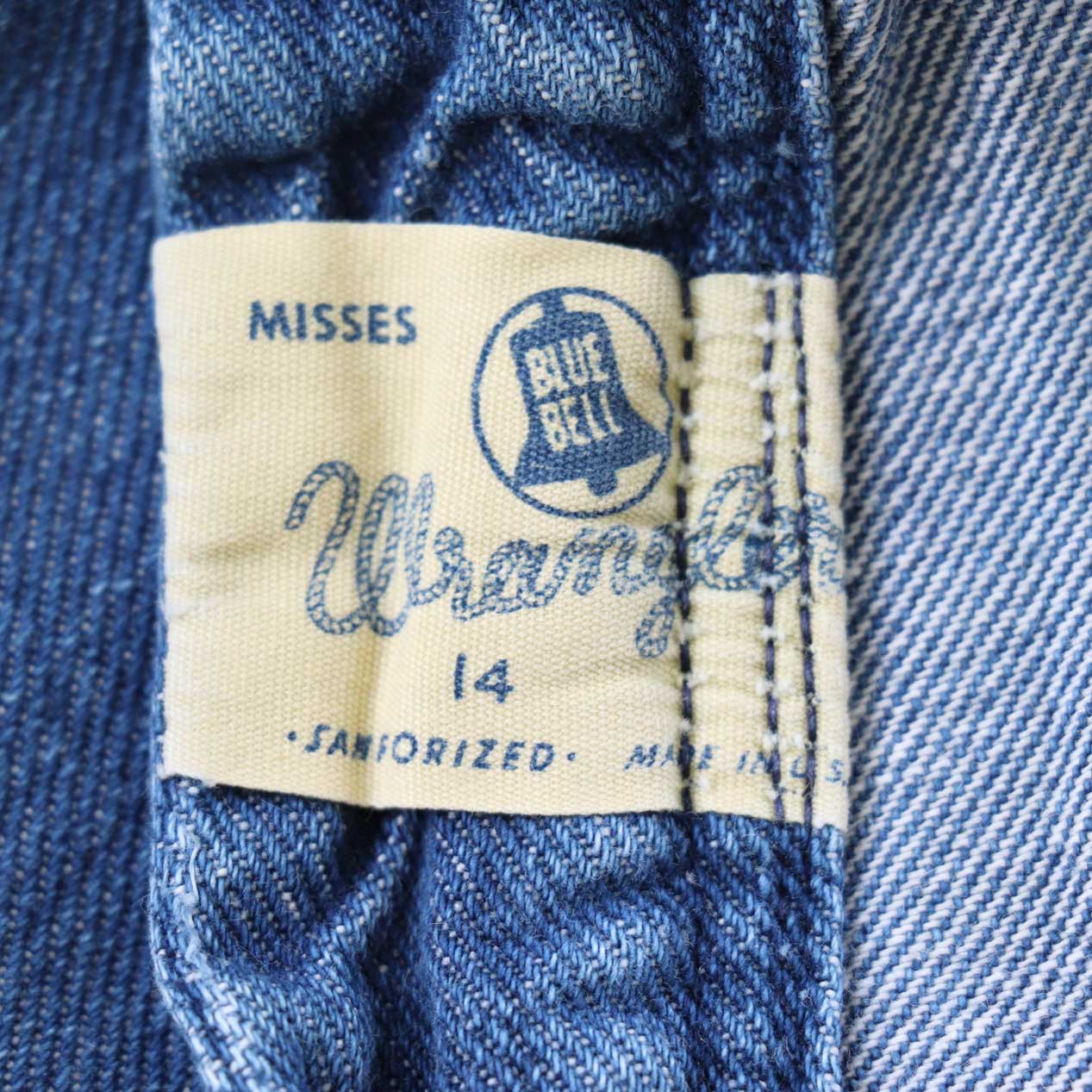 POST JUNK / 60's WRANGLER BLUE BELL ”MISSES” Jeans W27