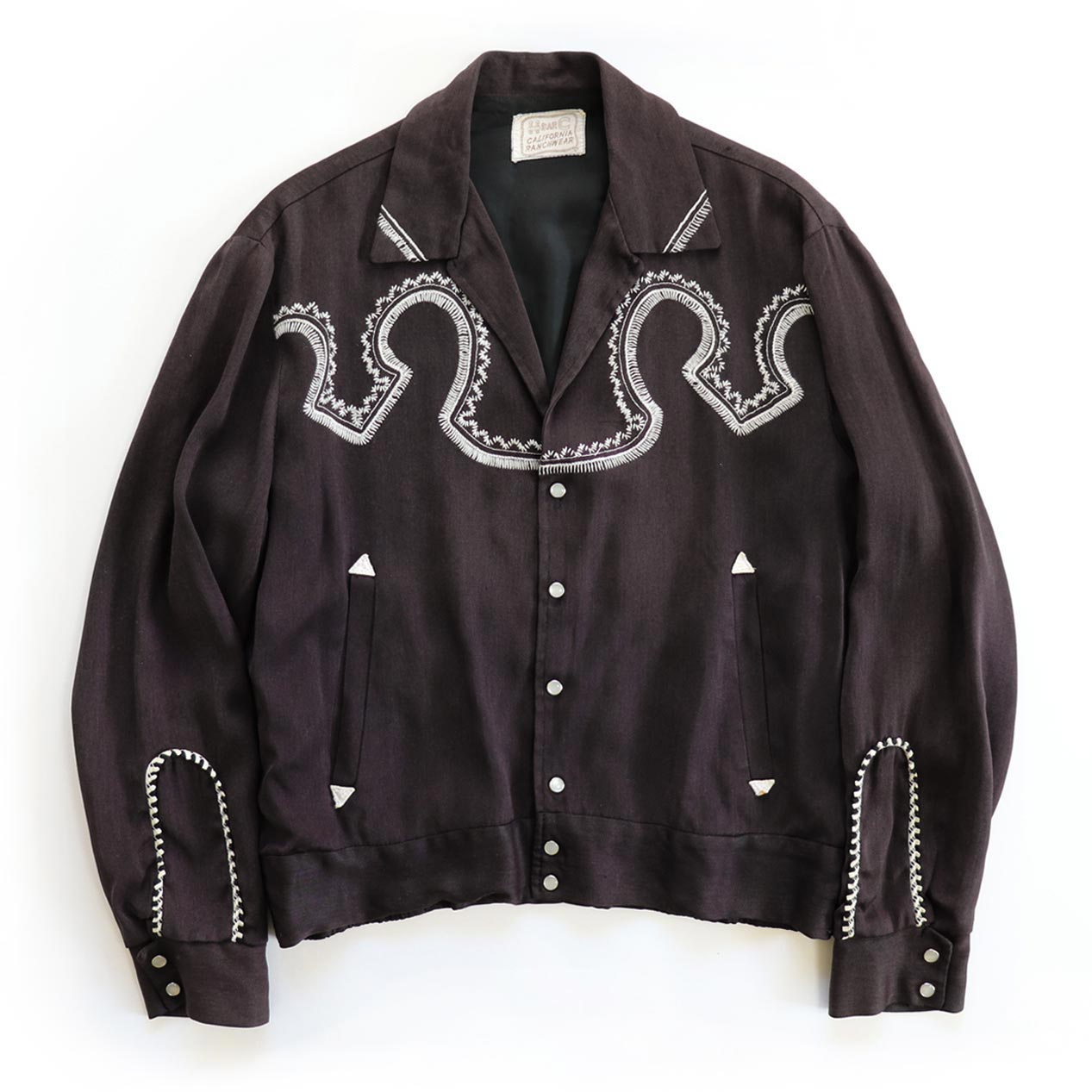 POST JUNK / 50's H BAR C レーヨンギャバジン ウエスタンジャケット