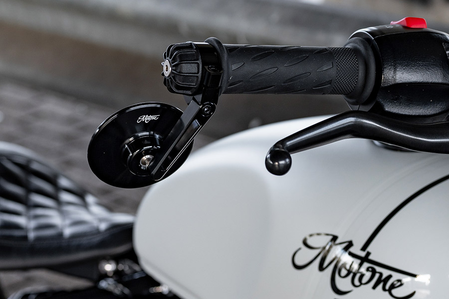 Motone】ボンネビル用バーエンドミラーが新登場！2タイプ・2サイズの計