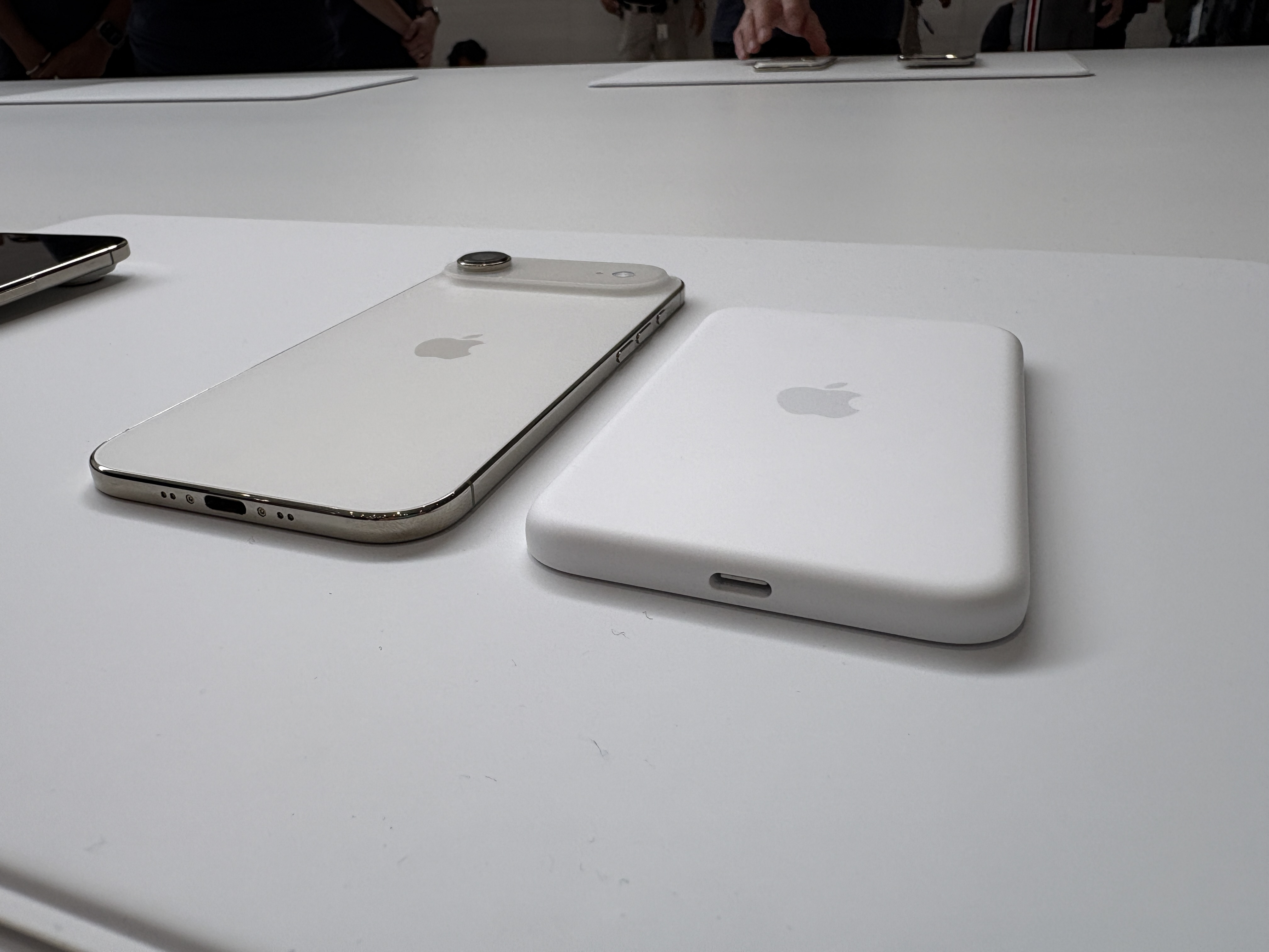 The iPhone Air's battery pack is slim, but not as slim as the