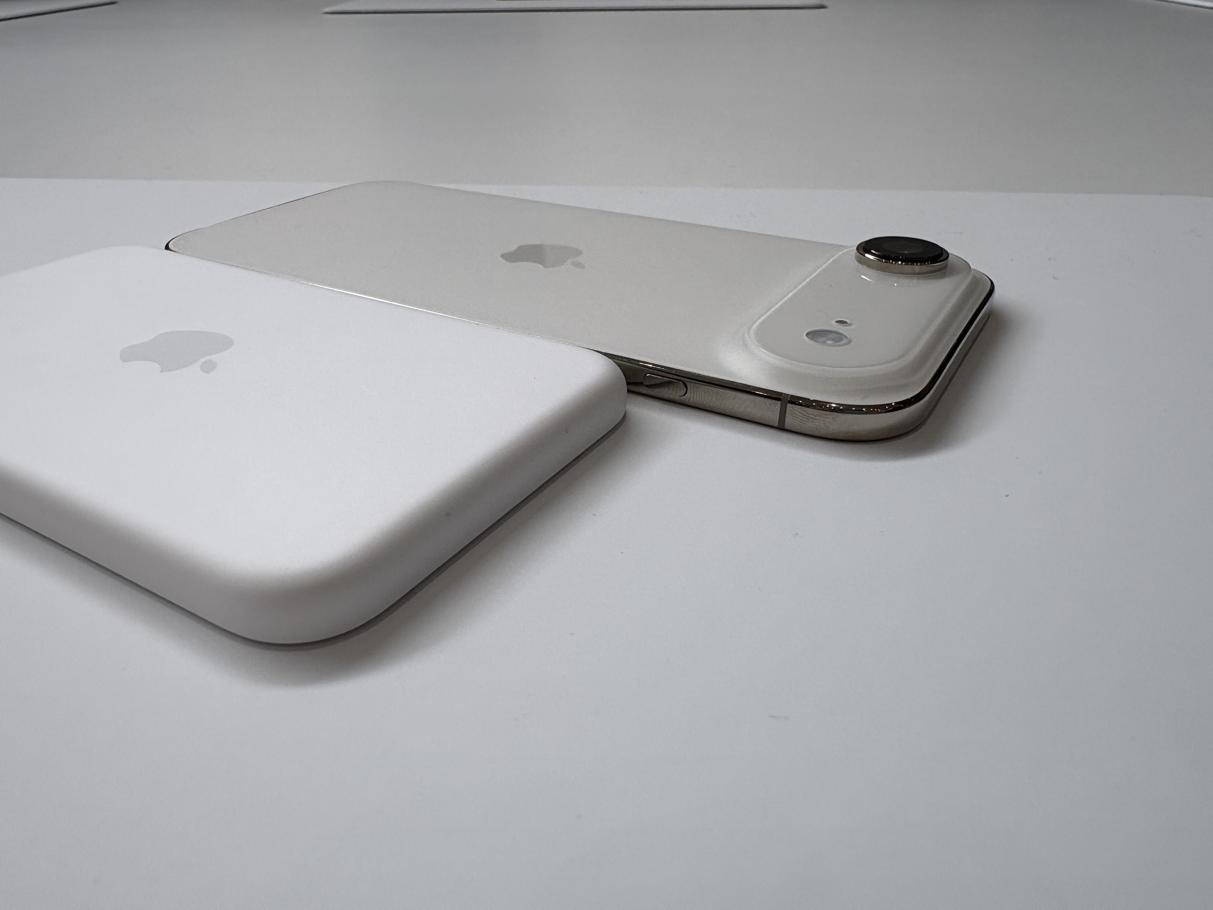 The iPhone Air's battery pack is slim, but not as slim as the