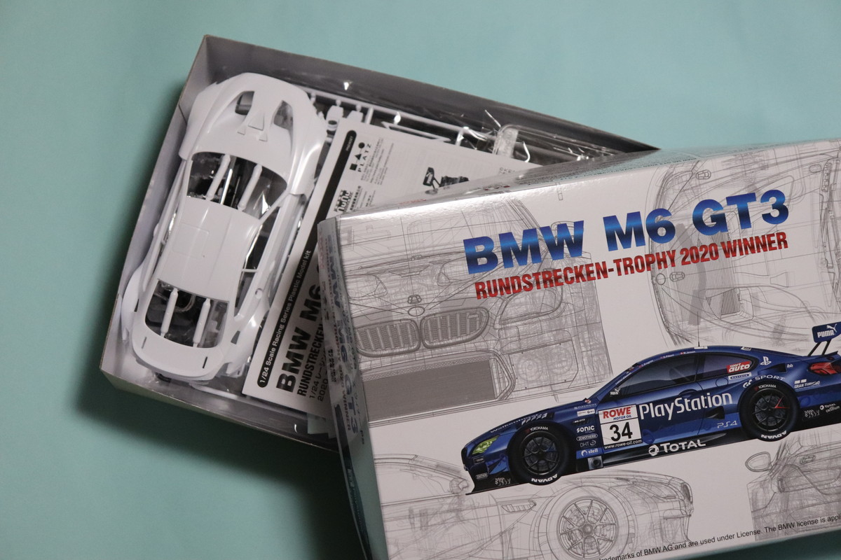 プラッツ/nunuの1/24 BMW M6 GT3 2020年ニュルブルクリンク耐久