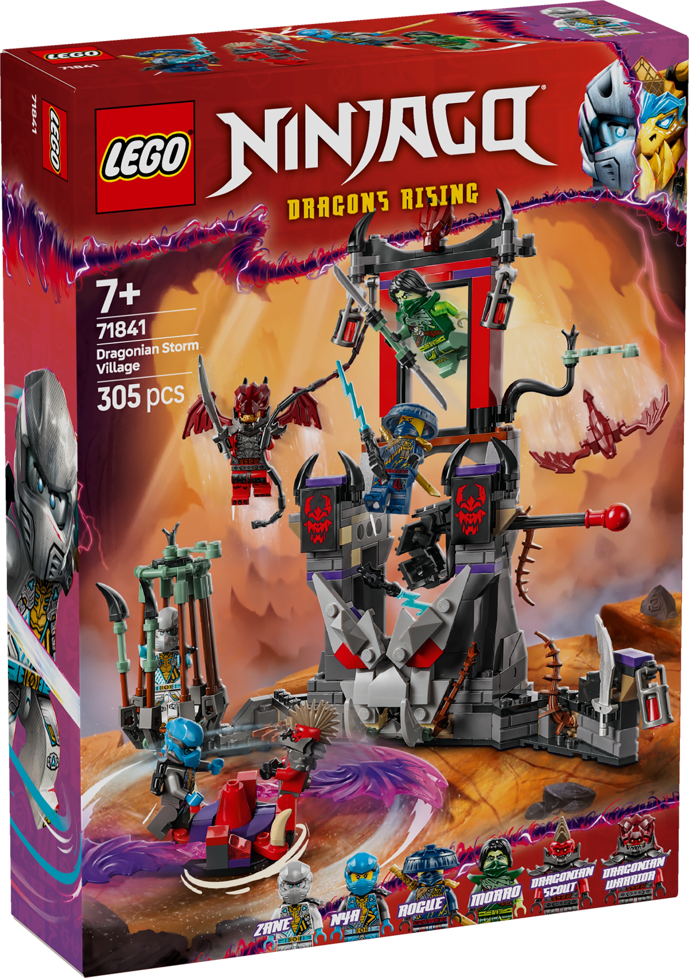 LEGO NINJAGO 71841 Деревня Драконьей Бури | playzone.com.ua