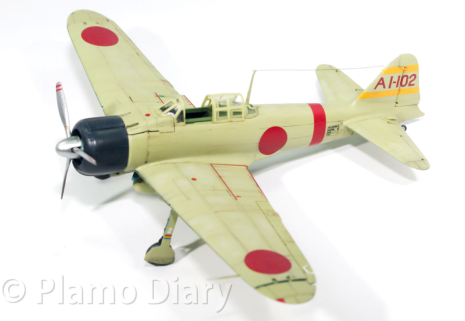 プラモ日記 » 日本海軍・零式艦上戦闘機21型 フルアクション その5 完成!!