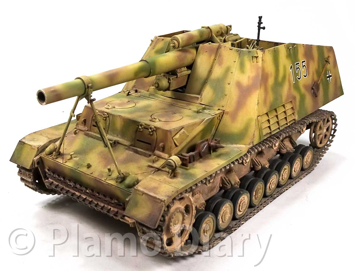 プラモ日記 » ドイツ・15cm自走重榴弾砲フンメル後期型 その14