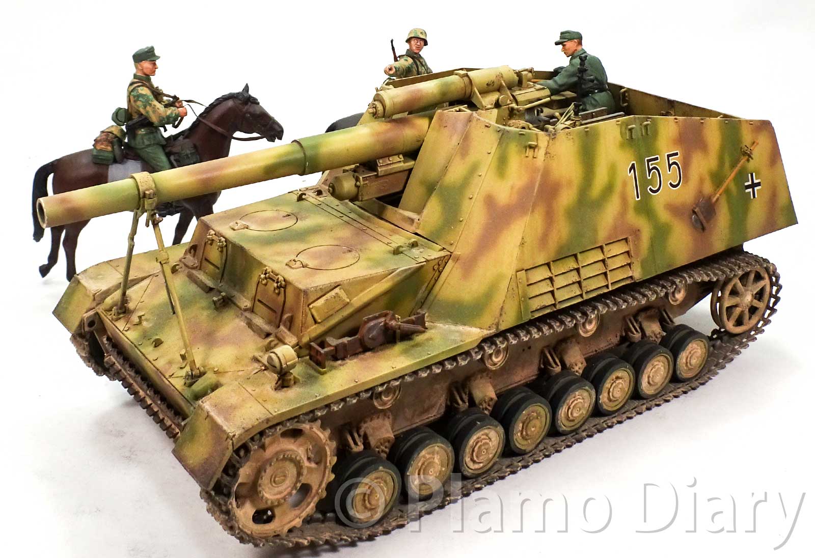 プラモ日記 » ドイツ・15cm自走重榴弾砲フンメル後期型 その14