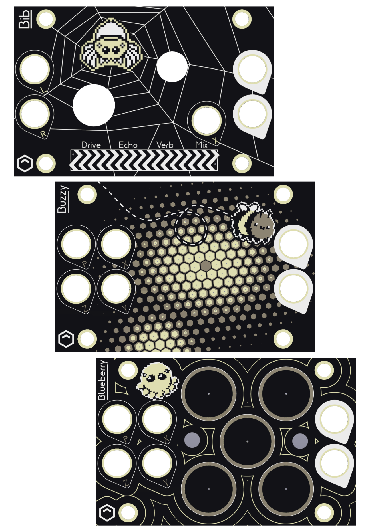 Plinky - an 8-voice polyphonic touch synthesiser
